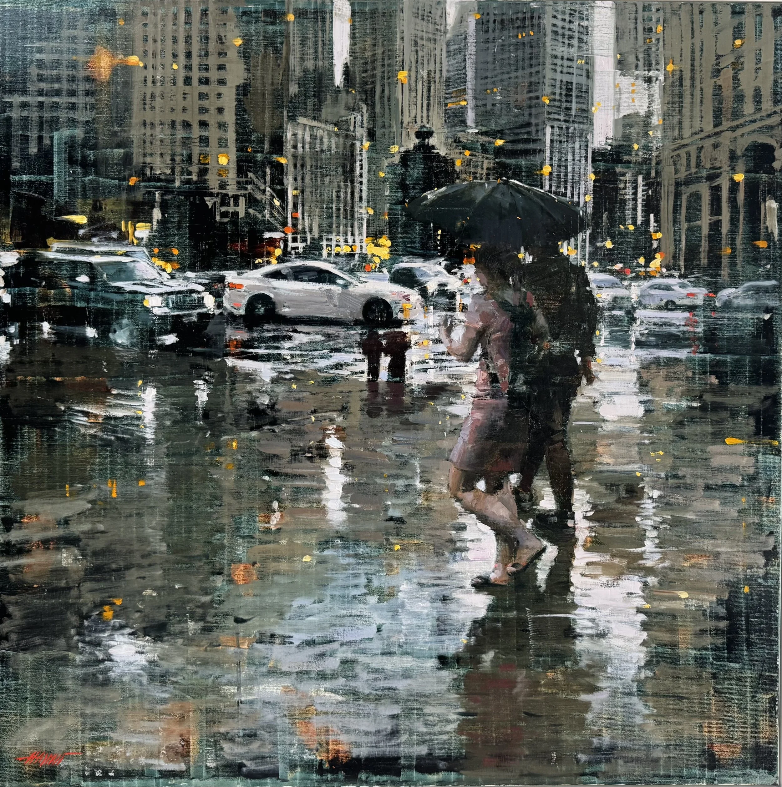  36" x 36" oil on Linen 