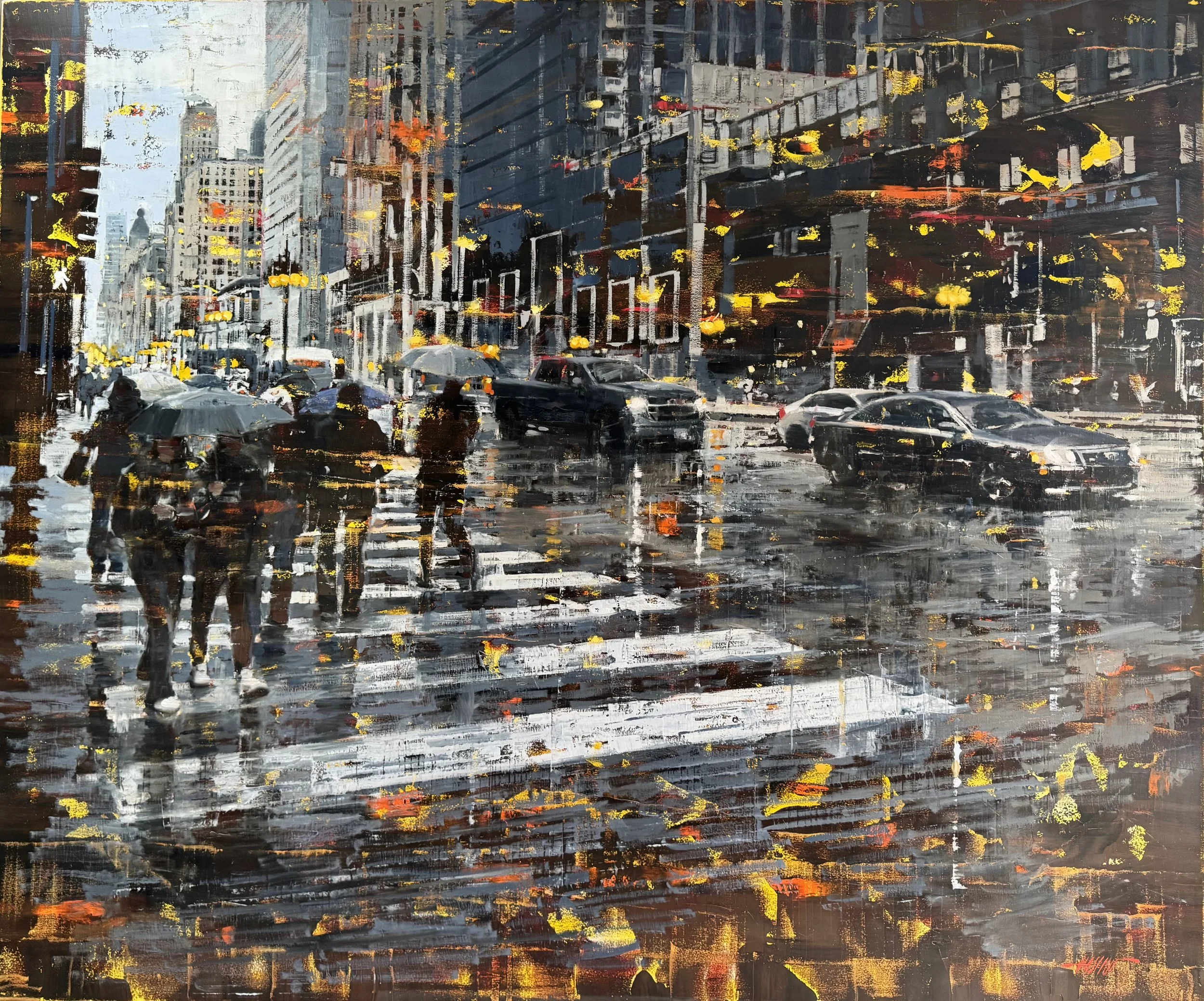  72" x 60”  oil on canvas 