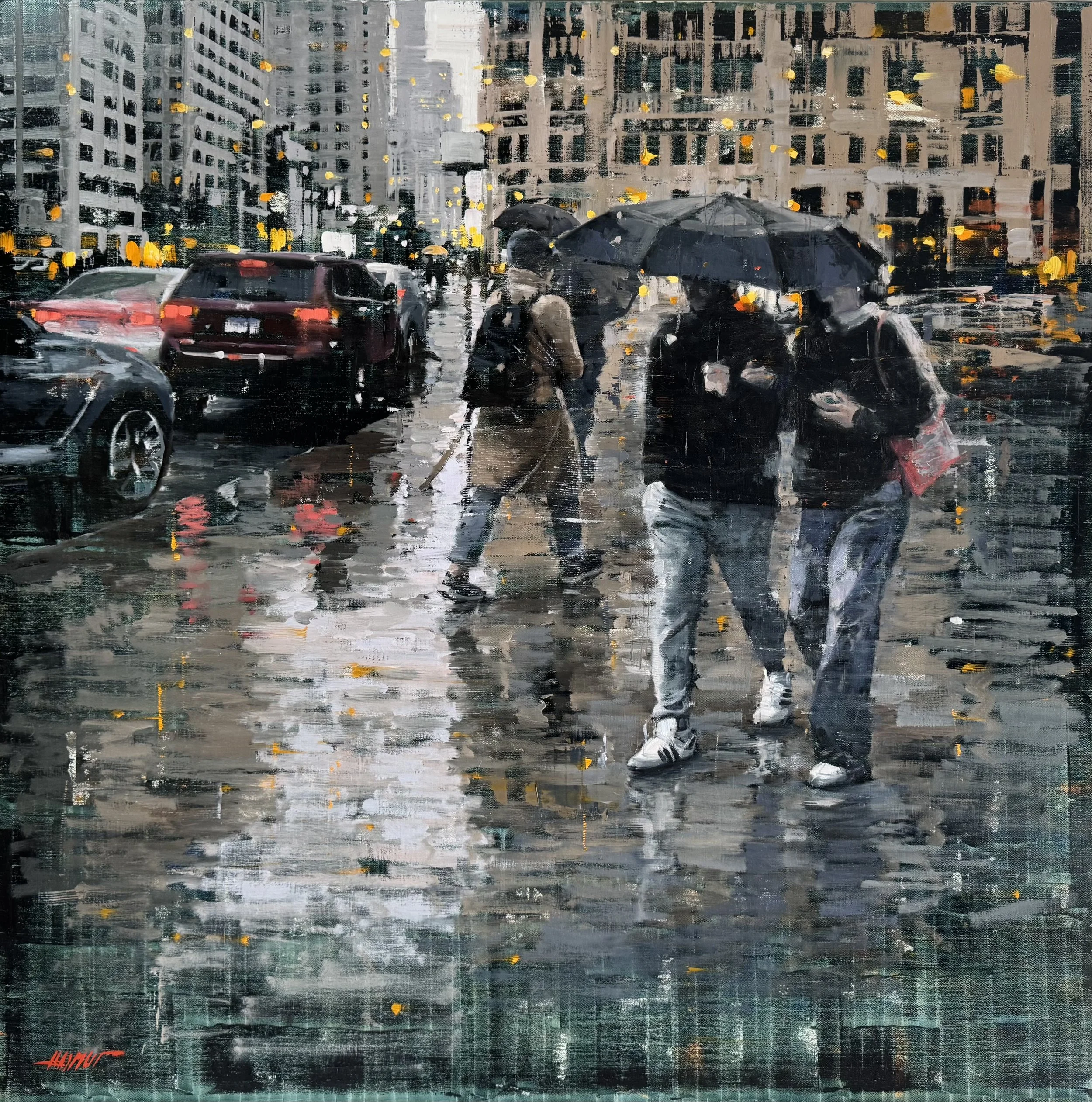  36" x 36" oil on Linen 