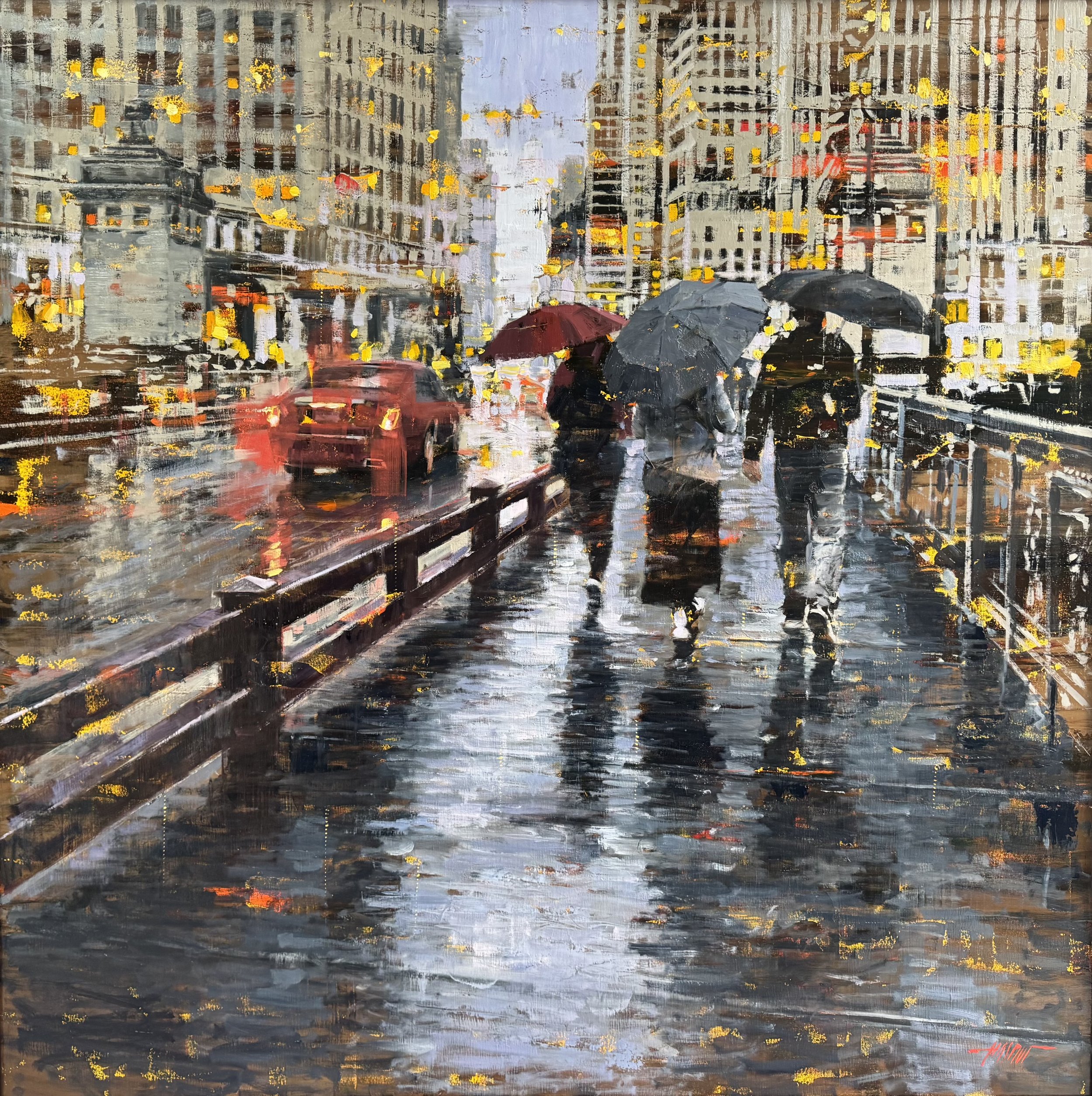  48" x 48" oil on canvas 