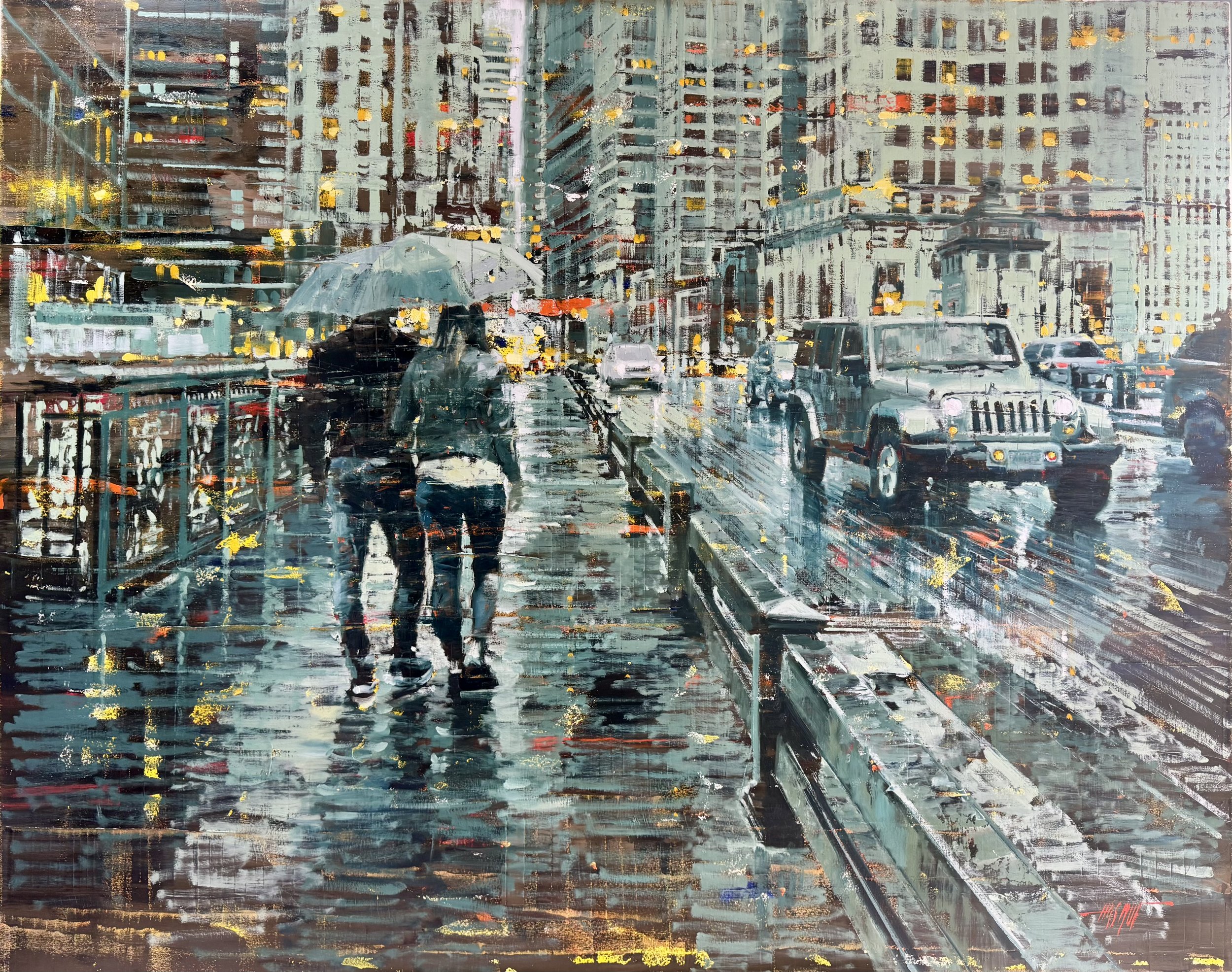  48" x 60" oil on canvas 