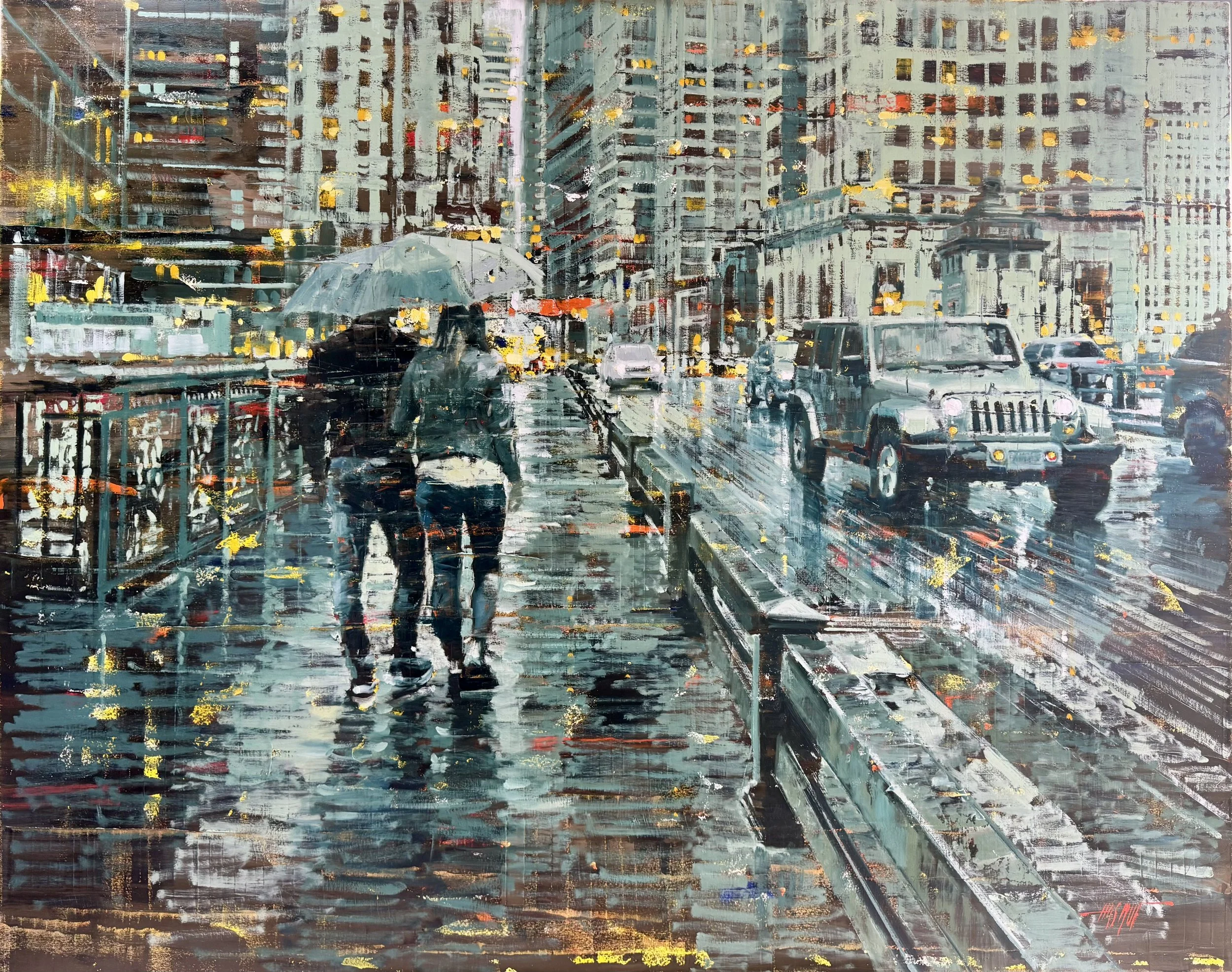  48" x 60" oil on canvas 