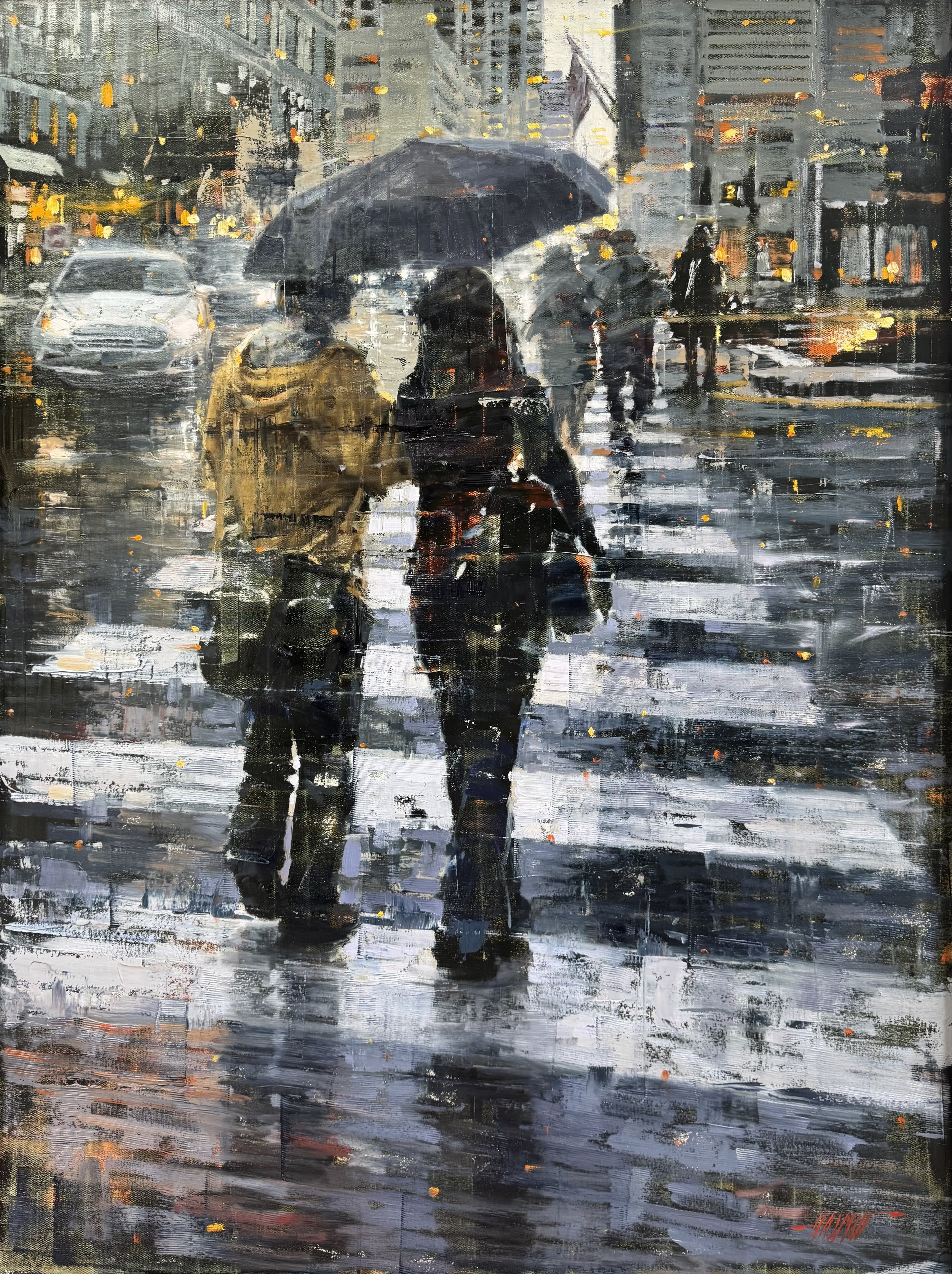  36" x 48" oil on canvas 