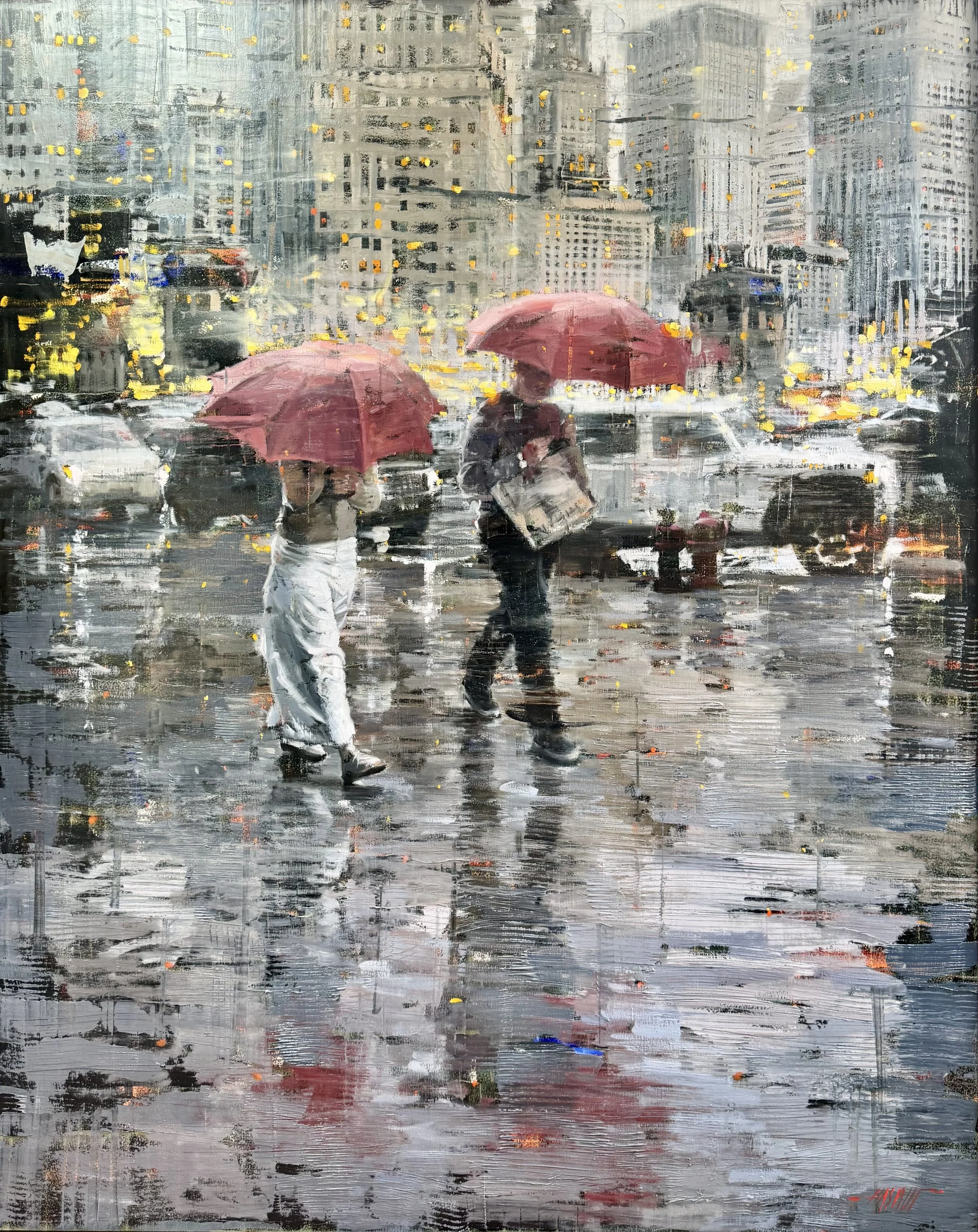  48" x 60" oil on canvas 