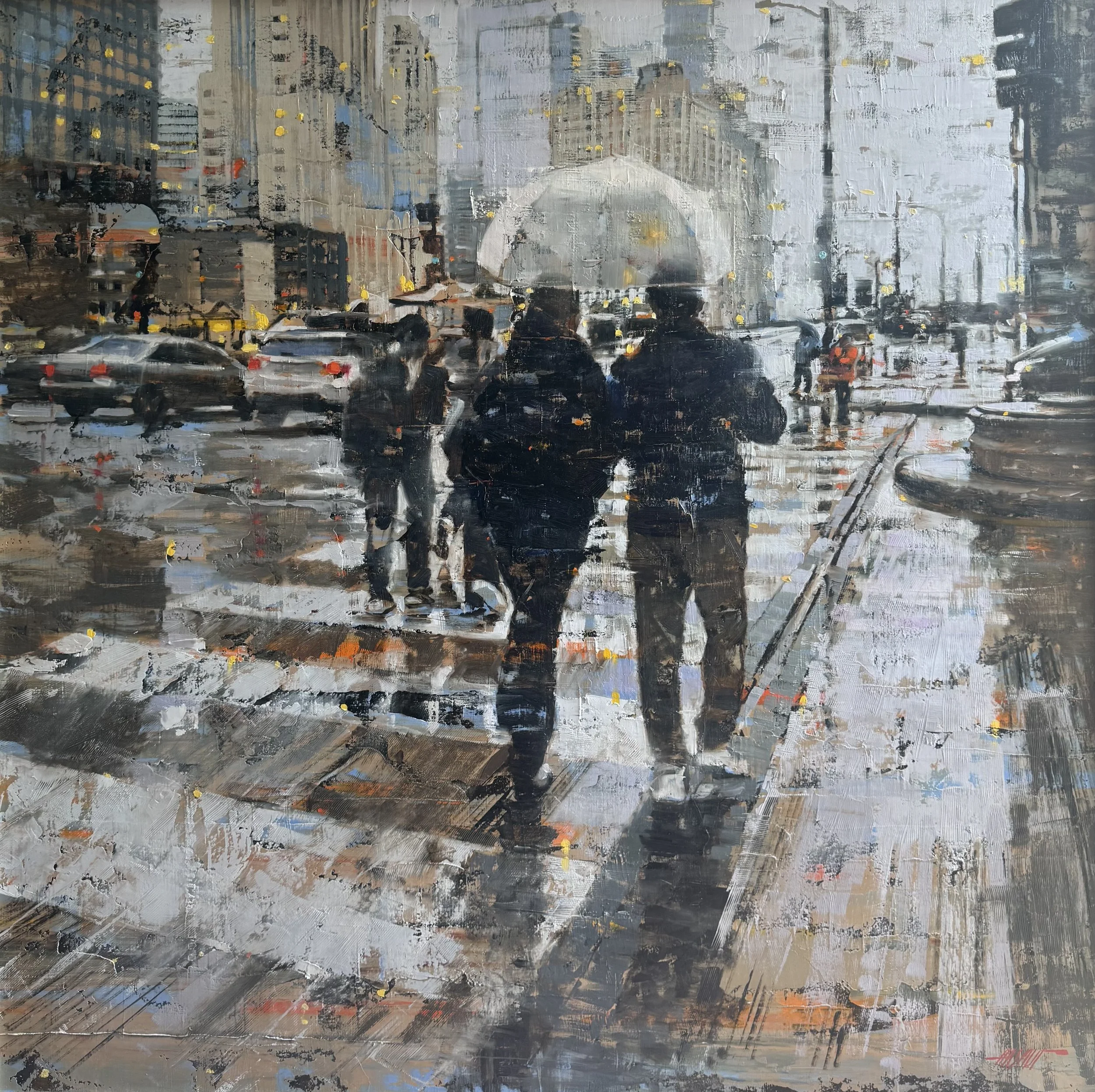  48" x 48" oil on Linen 