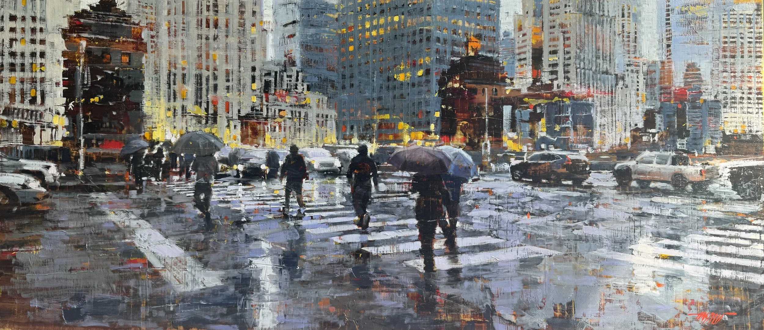  54" x 24" oil on linen 