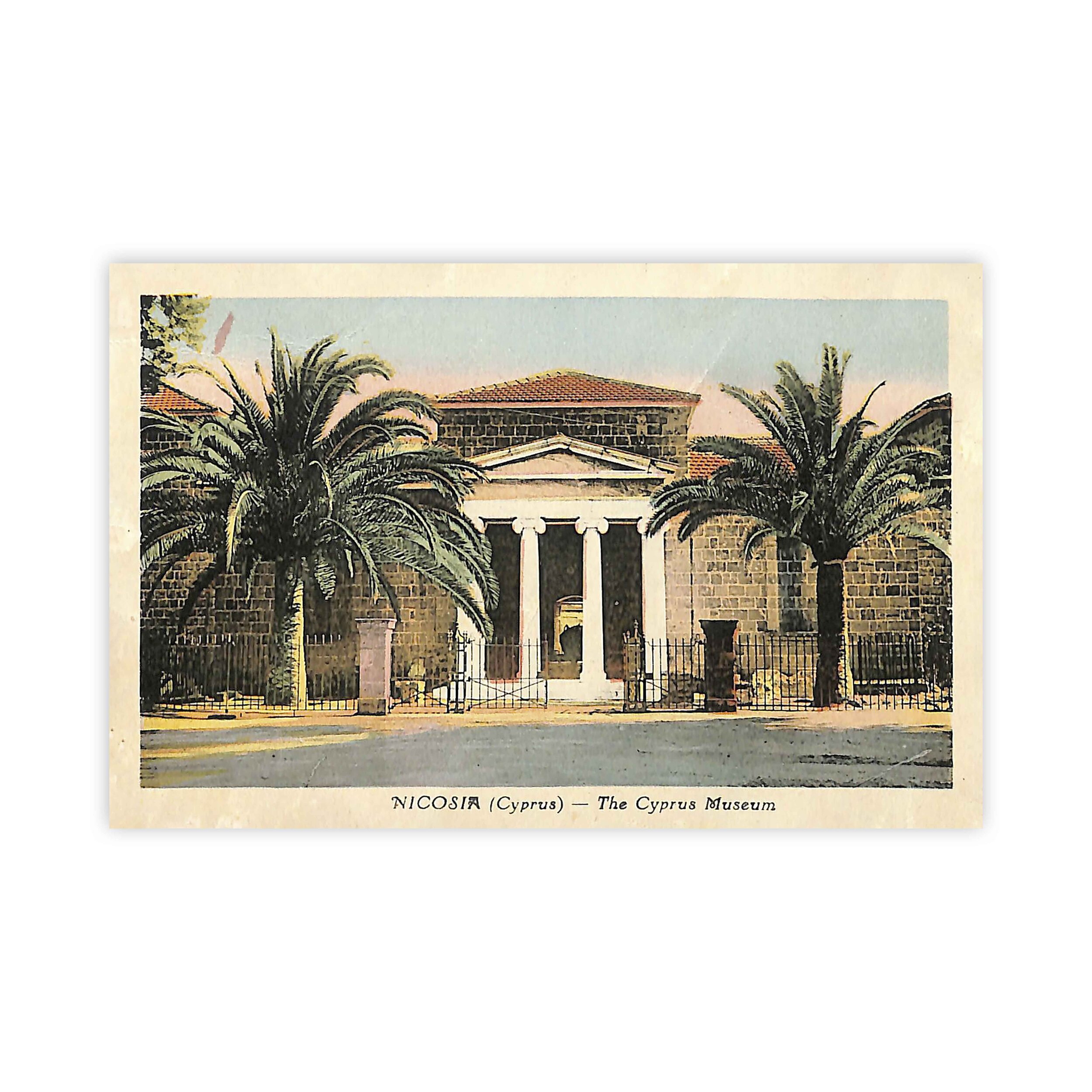  “Nicosia (Cyprus) - The Cyprus Museum”, Post-card, Archaeological Museum&nbsp;of Cyprus -Nicosia, 1940s&nbsp; 