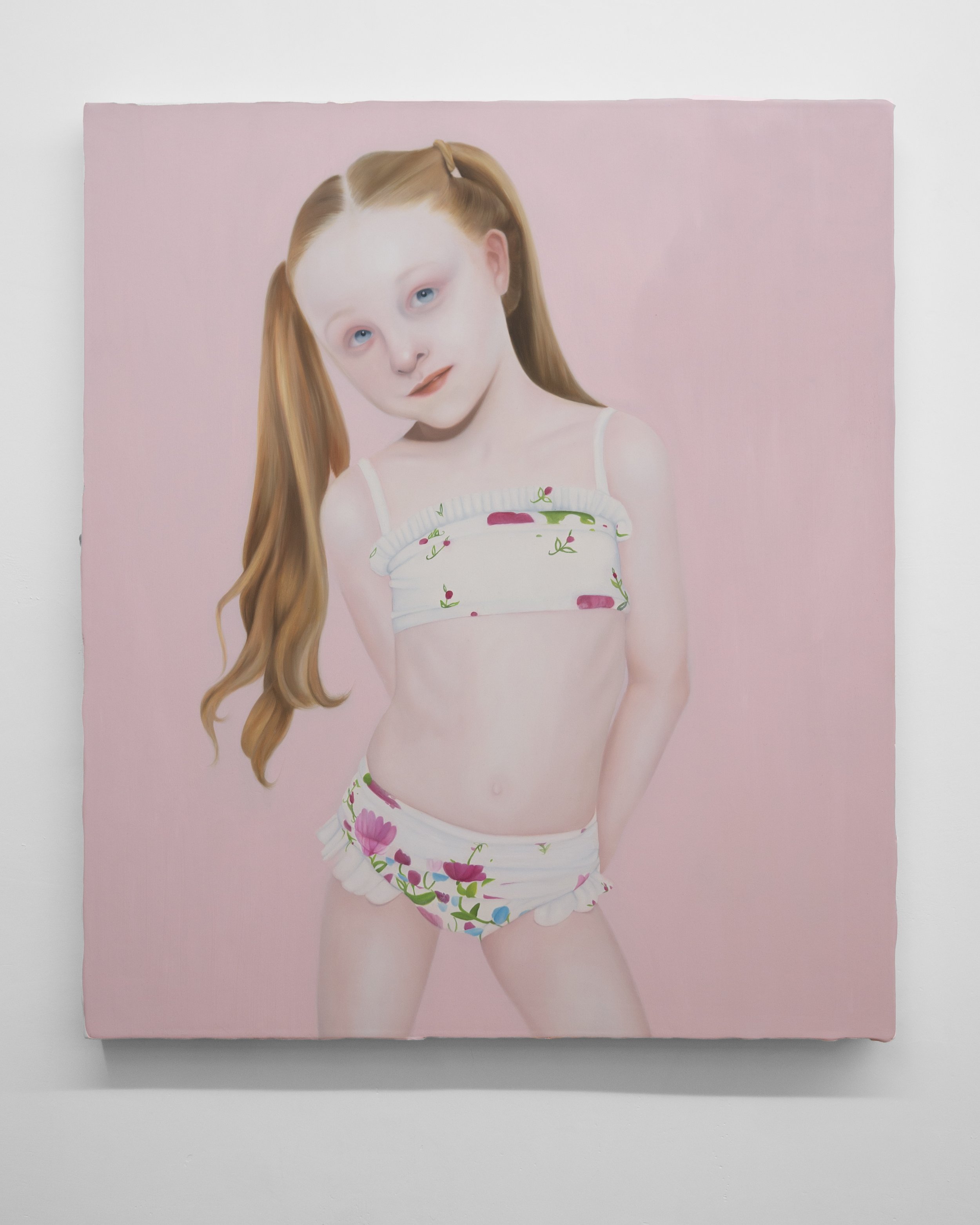   Sophia , 2022,  oil on canvas, 30 x 26 in 