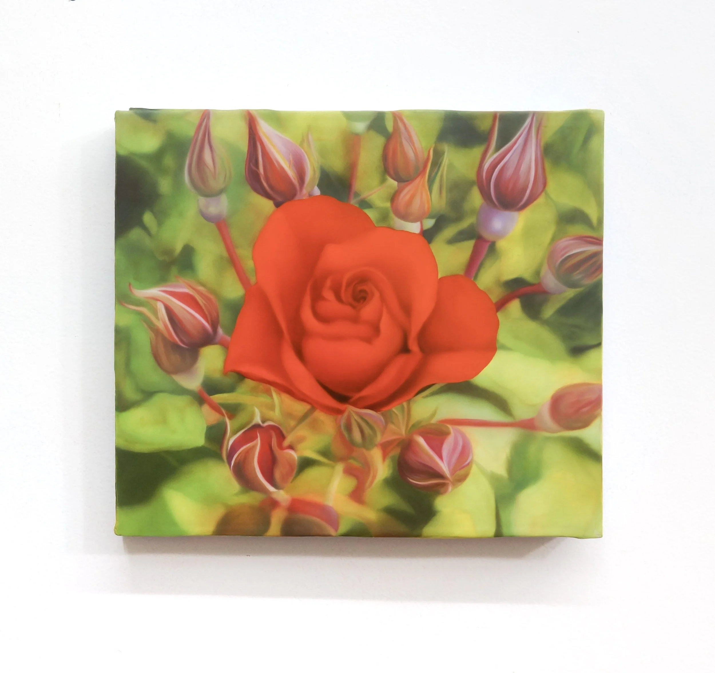   Camp David , 2025, oil on canvas, 14 x 16 in  