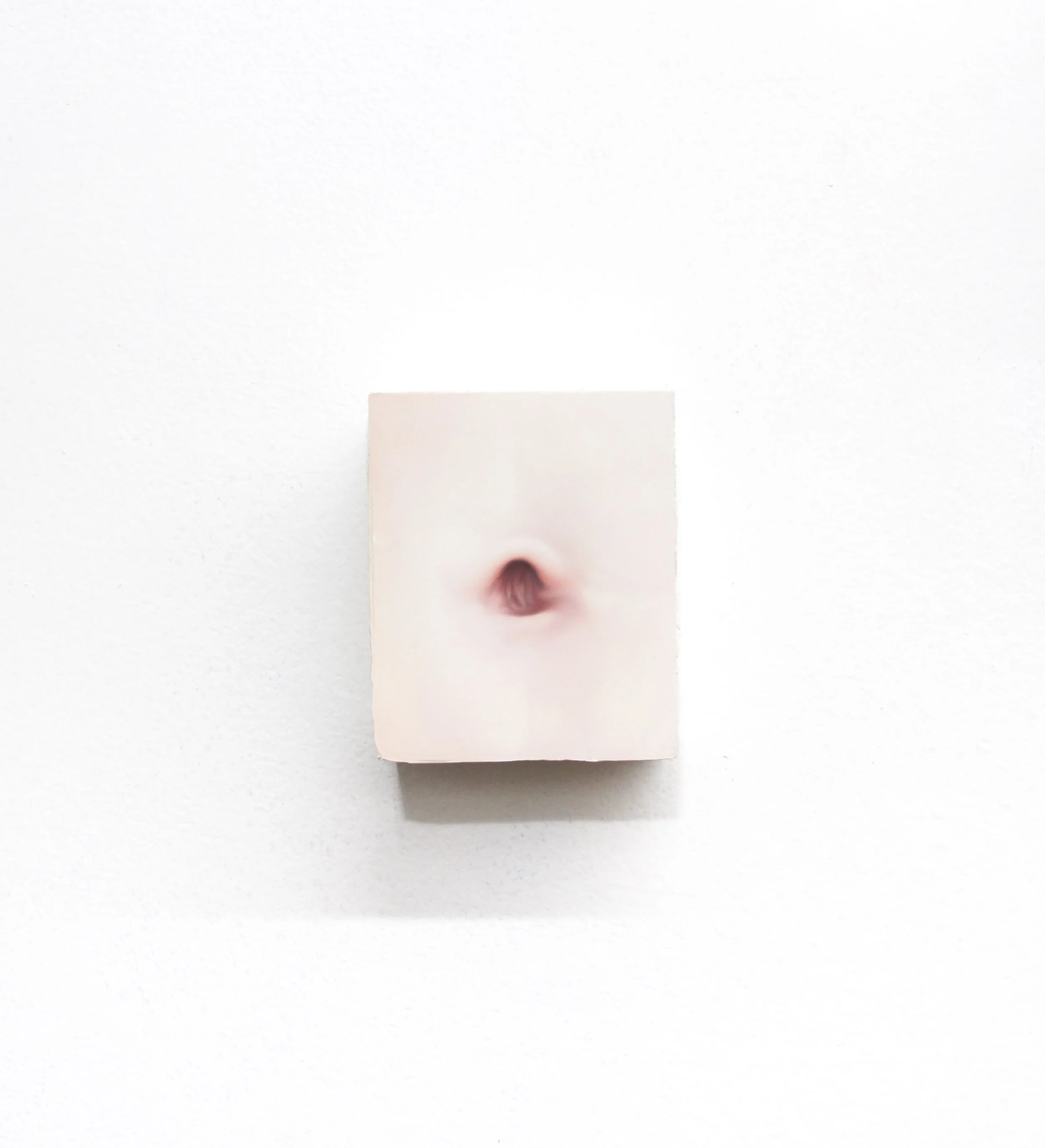   Belly Button II , 2026, oil on panel, 5 × 4 in 