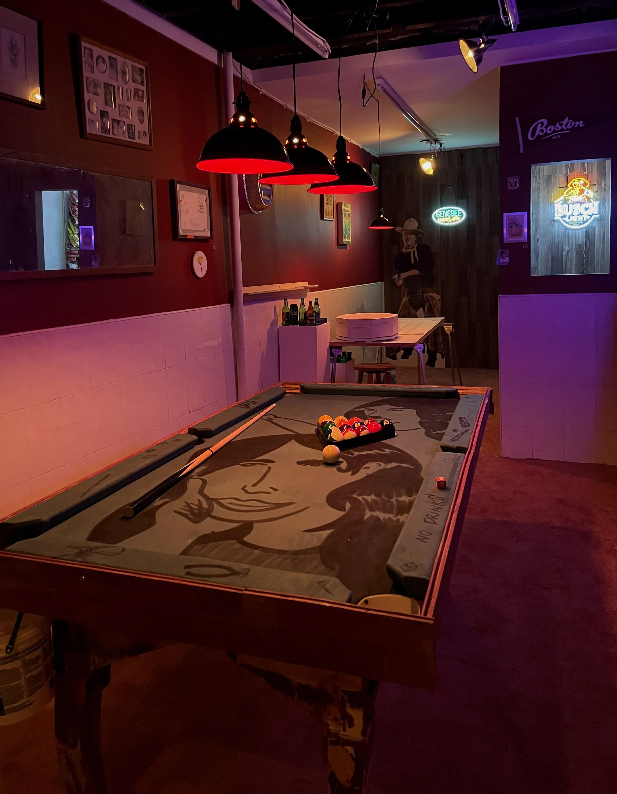  Installation View: Club Bar, Below Grand, New York, NY, May 16 — June 20, 2026 