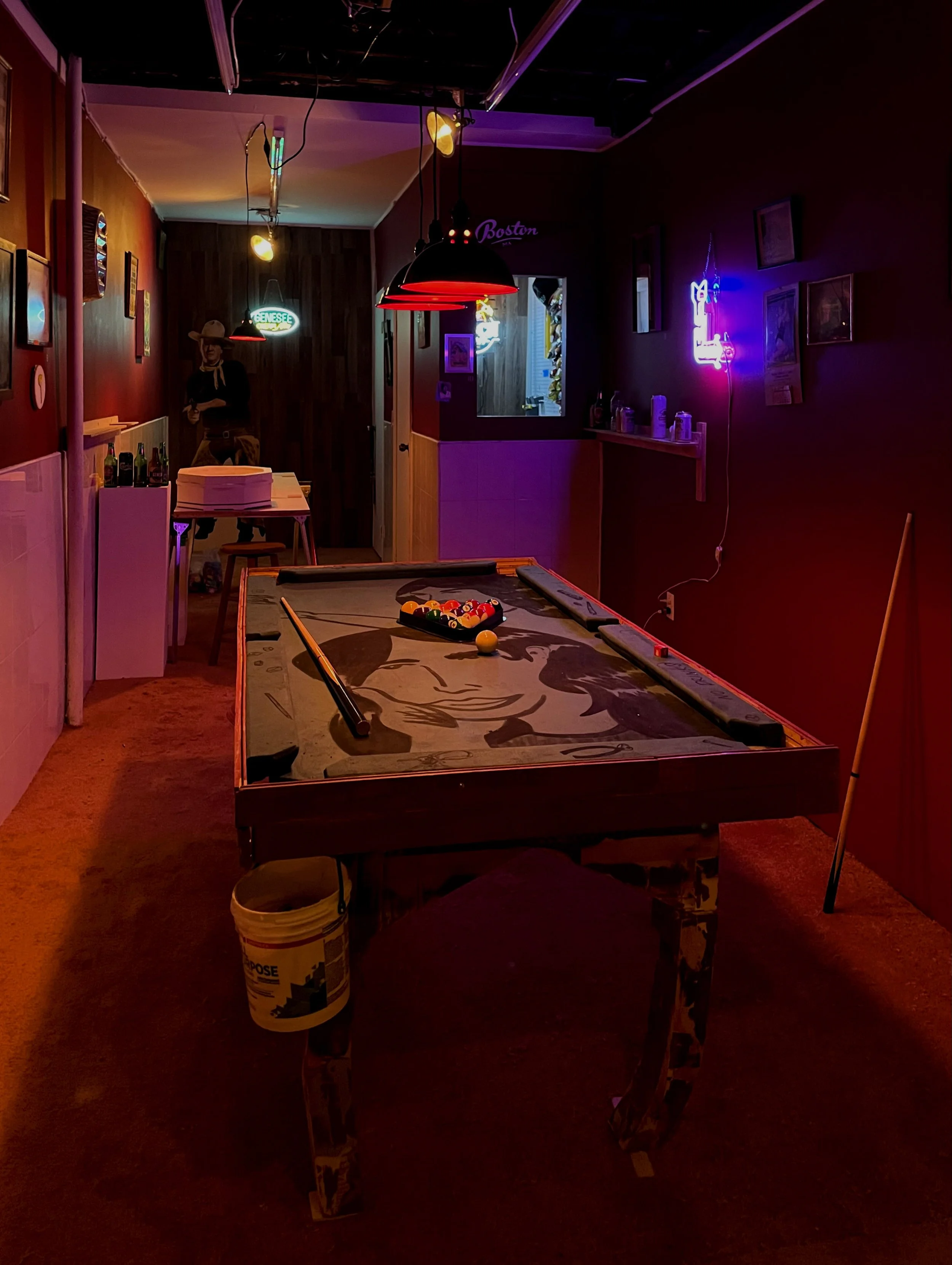  Installation View: Club Bar, Below Grand, New York, NY, May 16 — June 20, 2026 