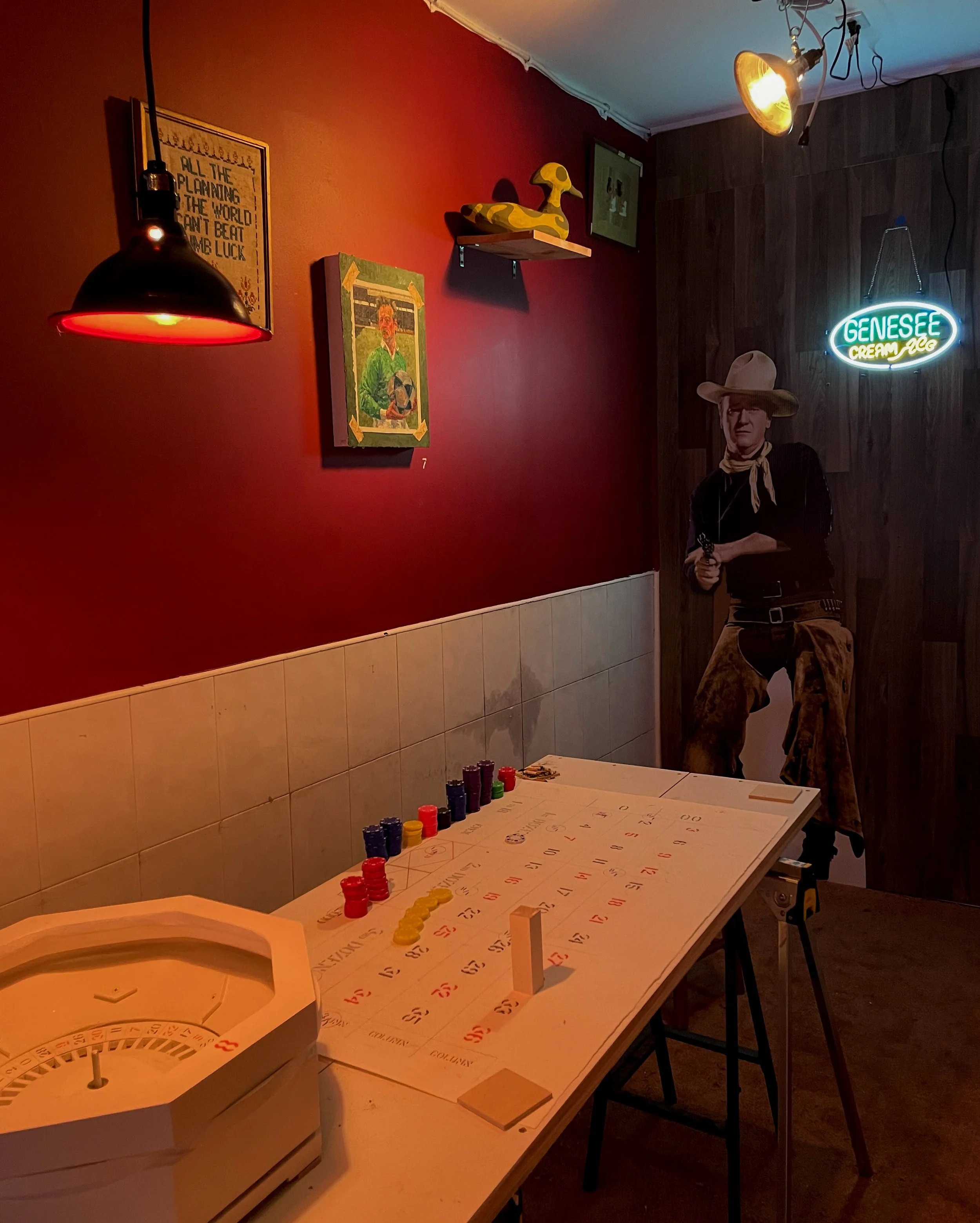  Installation View: Club Bar, Below Grand, New York, NY, May 16 — June 20, 2026 