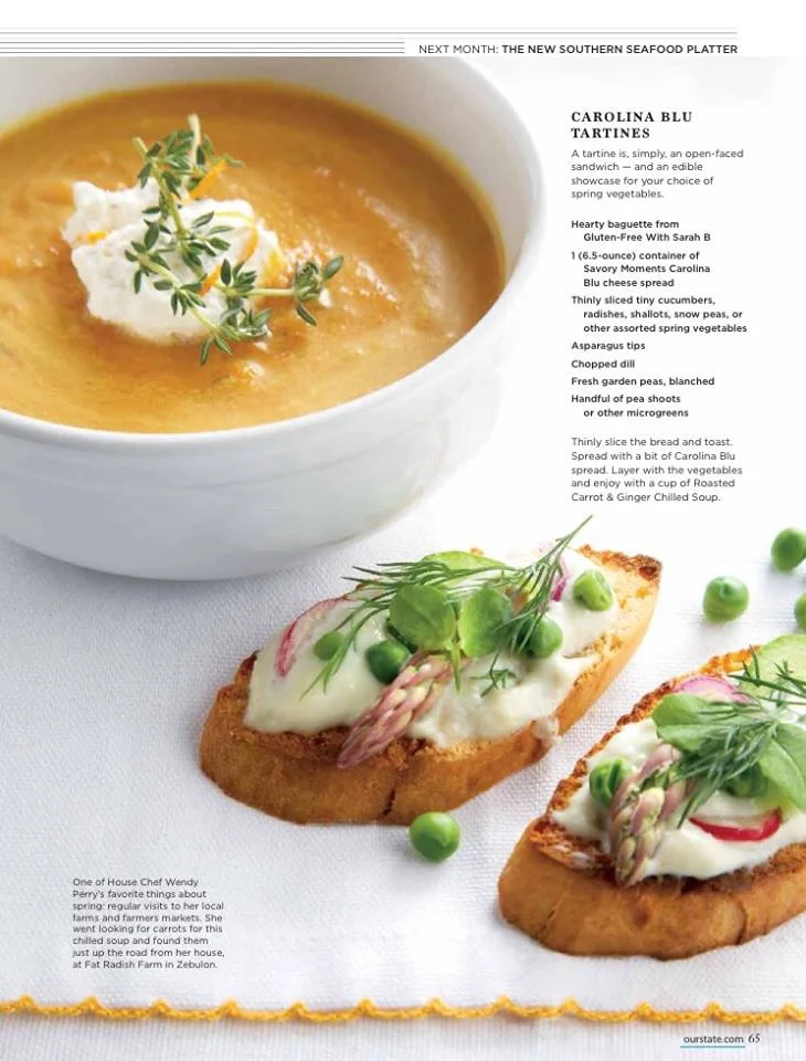 Special mention in Our State magazine for supplying fresh produce to local chefs. 