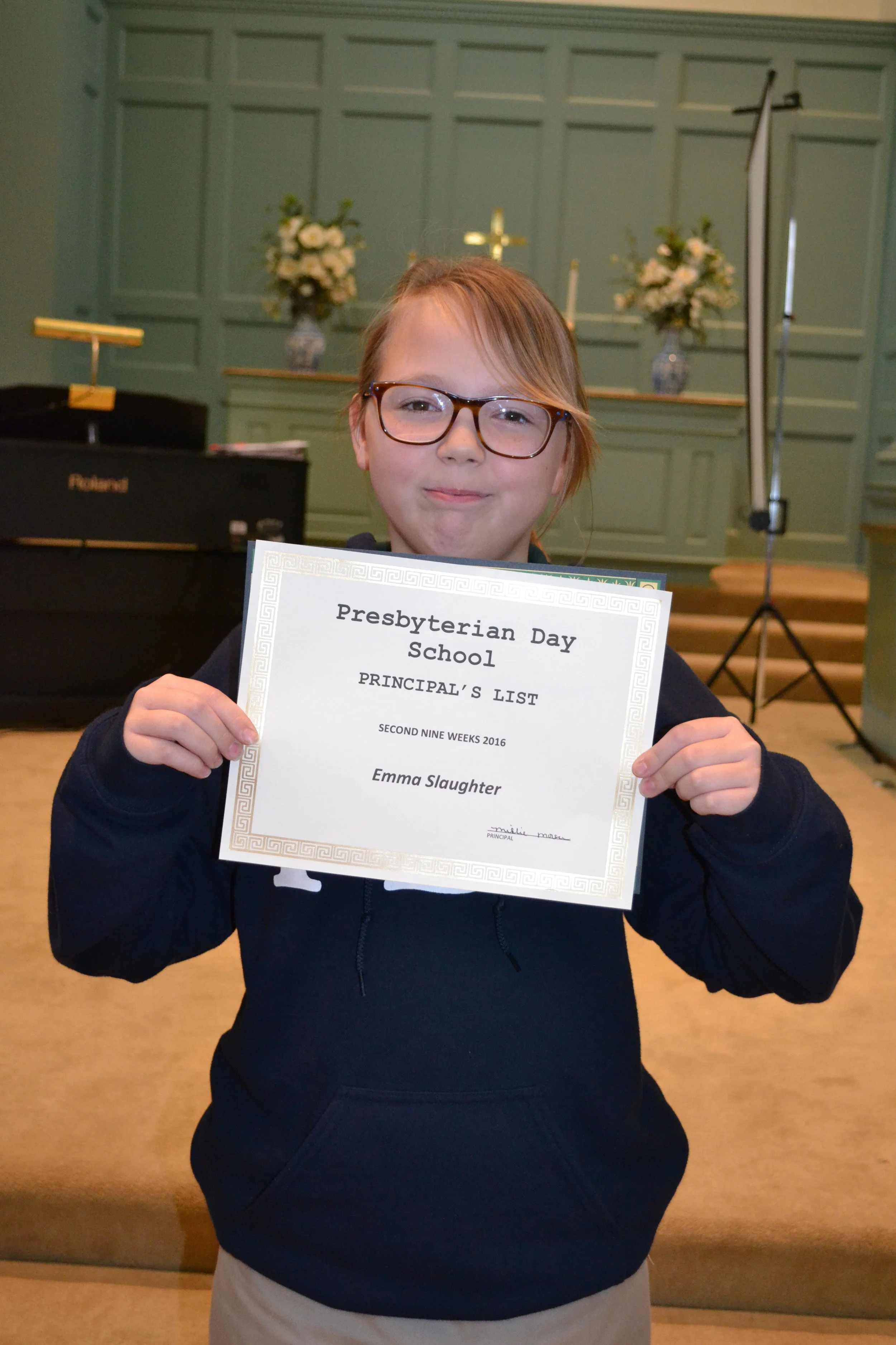 5th grade principal's list