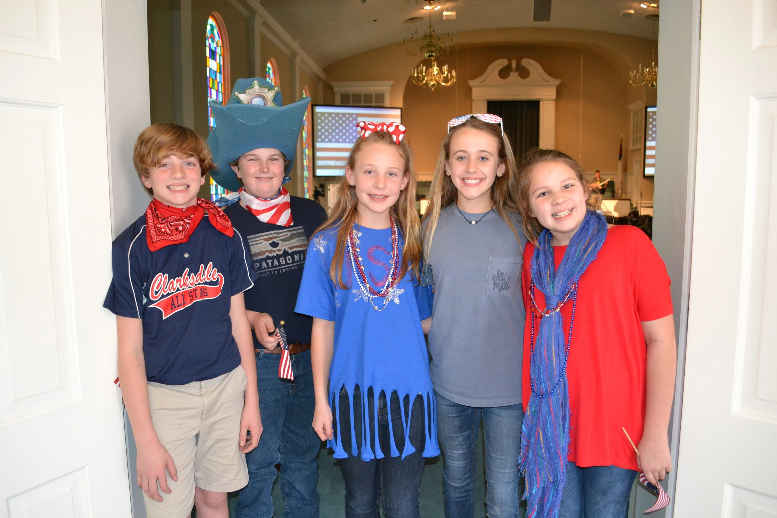 Red, White, and Blue Day!!