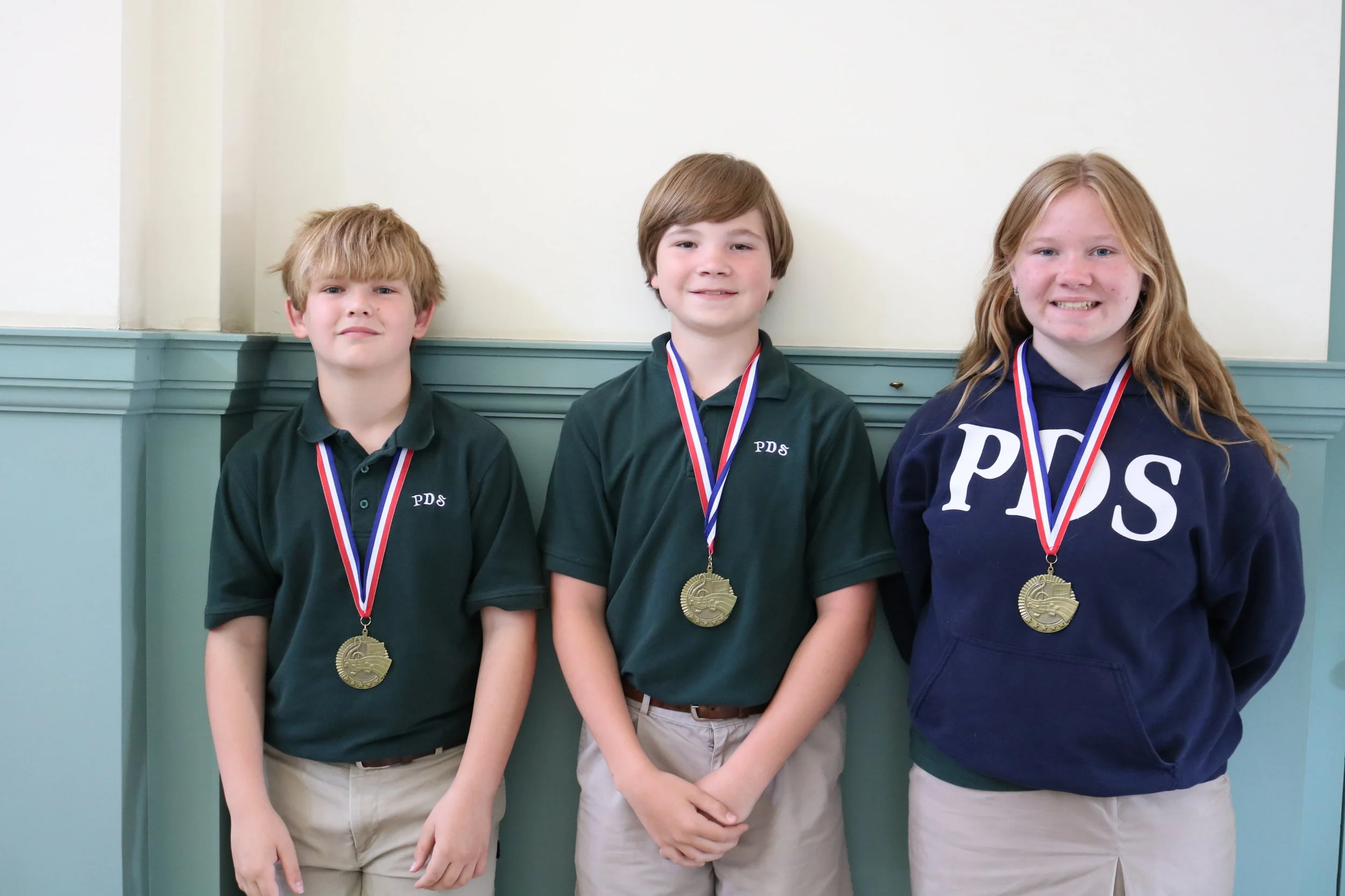 5th grade Music Medallion Award winners