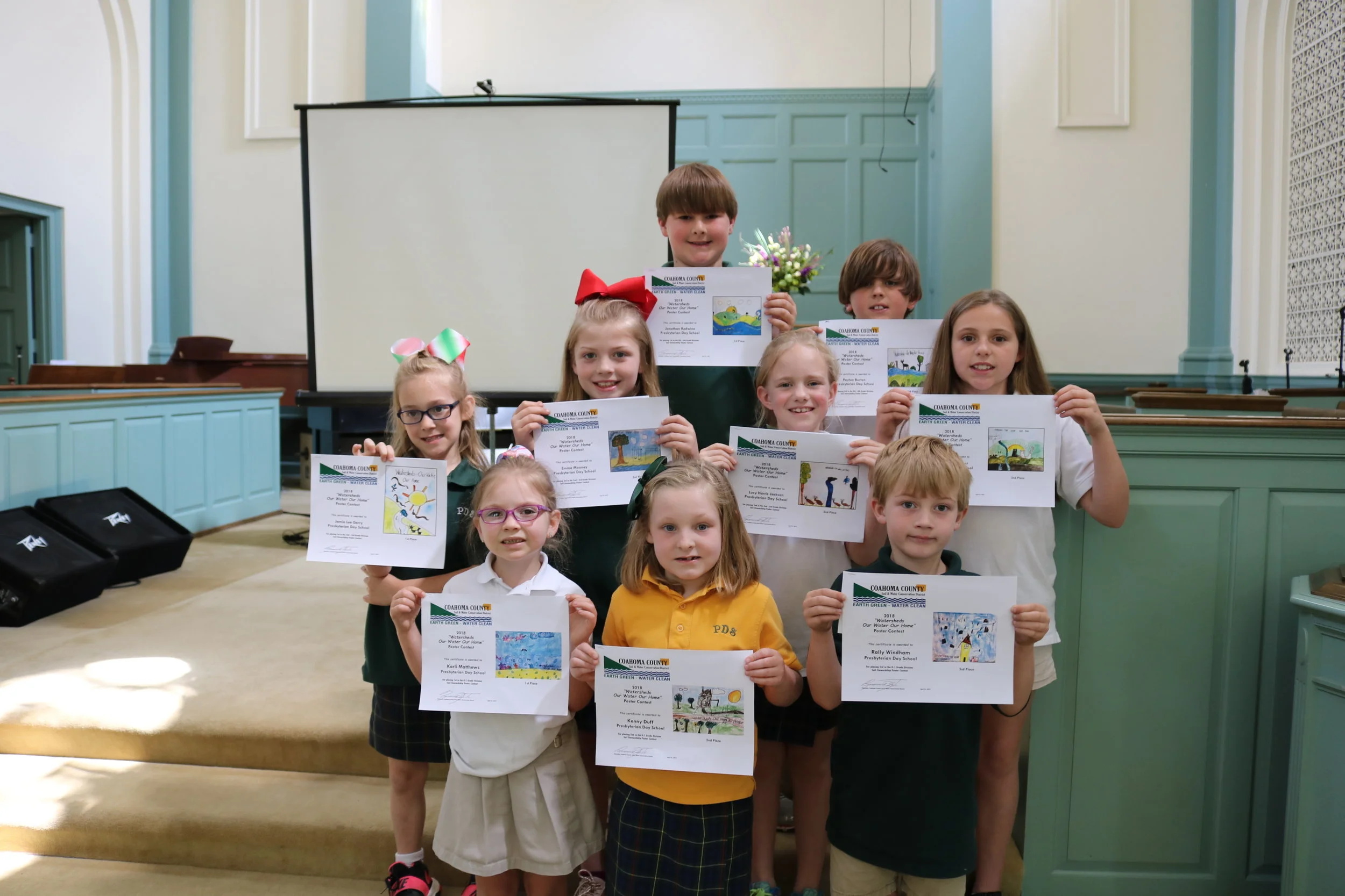 Coahoma County Soil & Water Conservation District poster contest winners