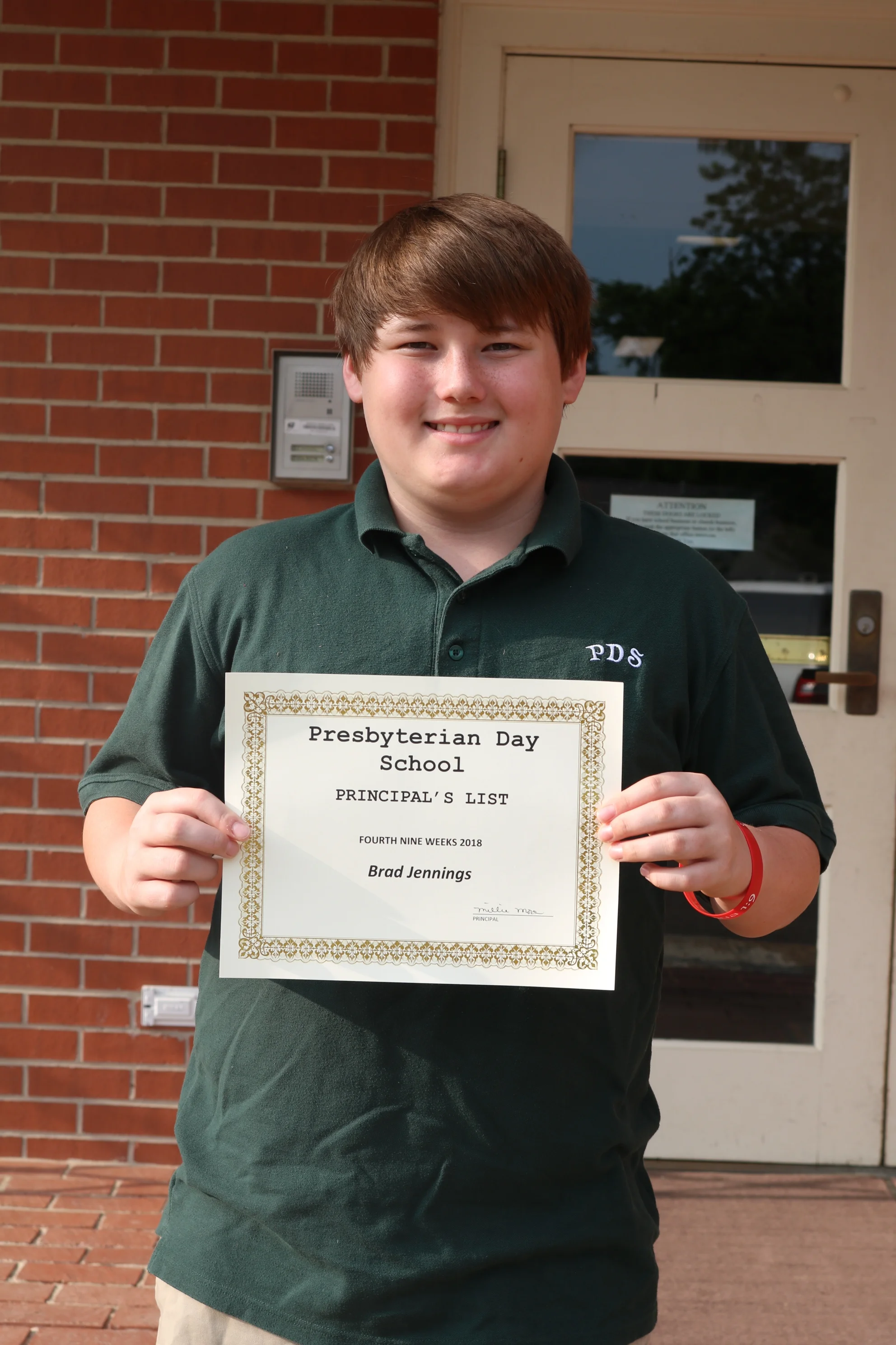 6th grade principal's list