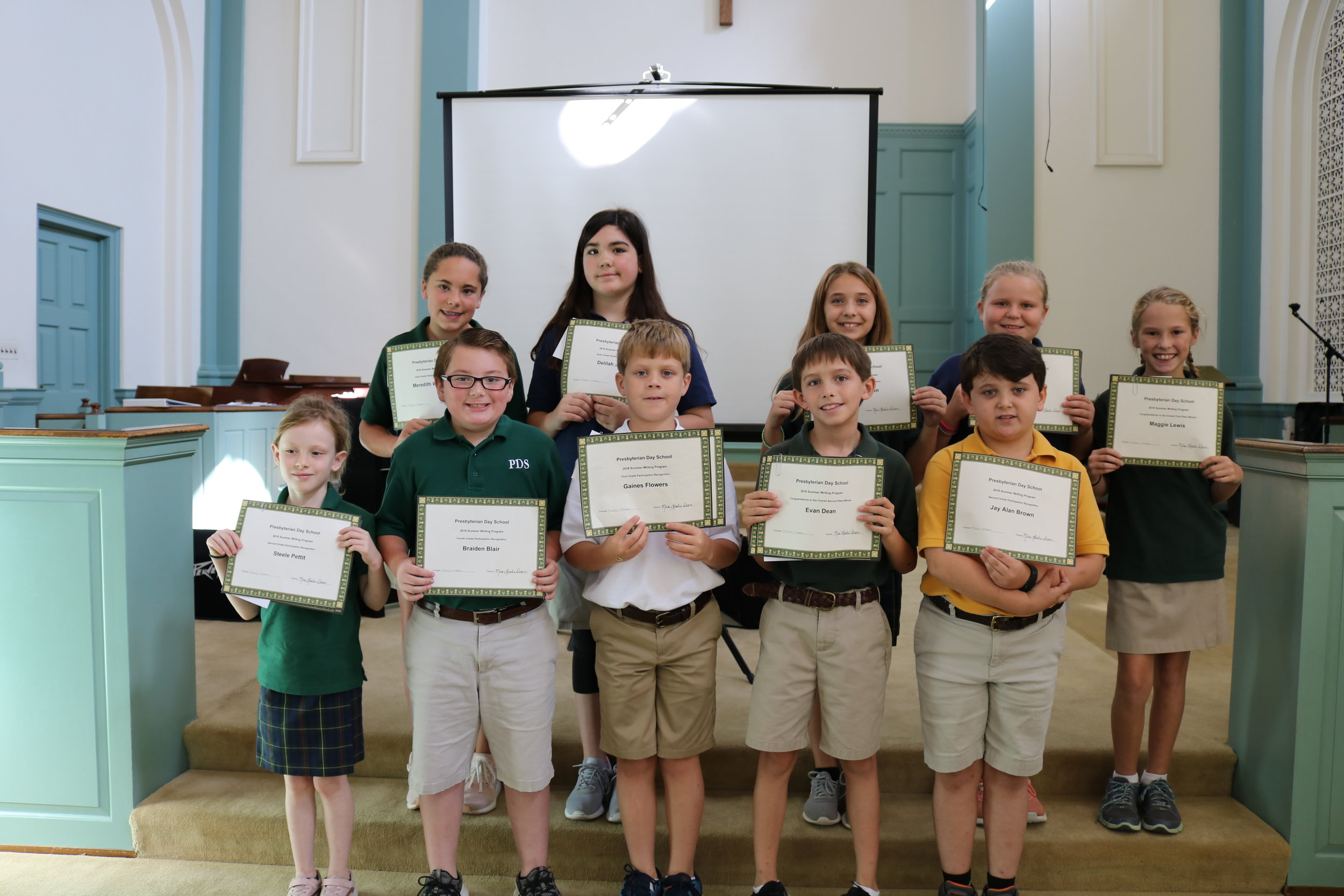 summer writing award winners