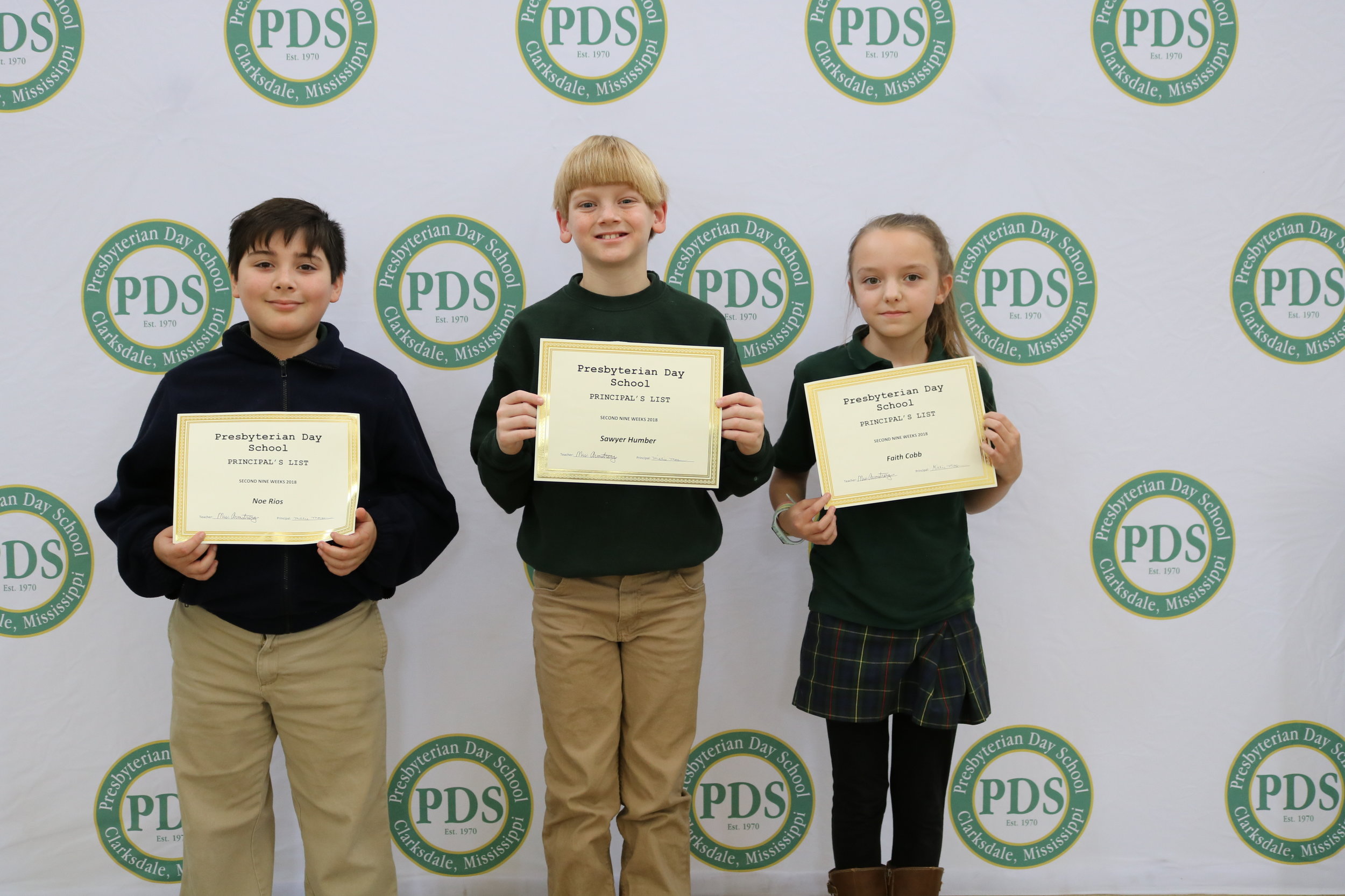 5th grade principal's list