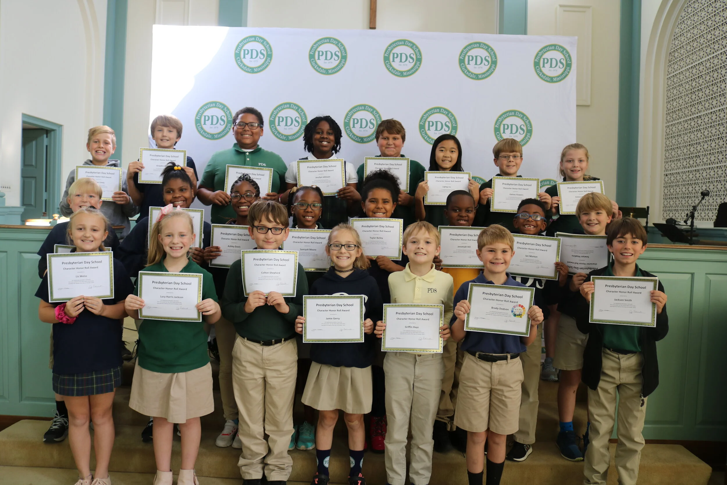 4th grade character honor roll