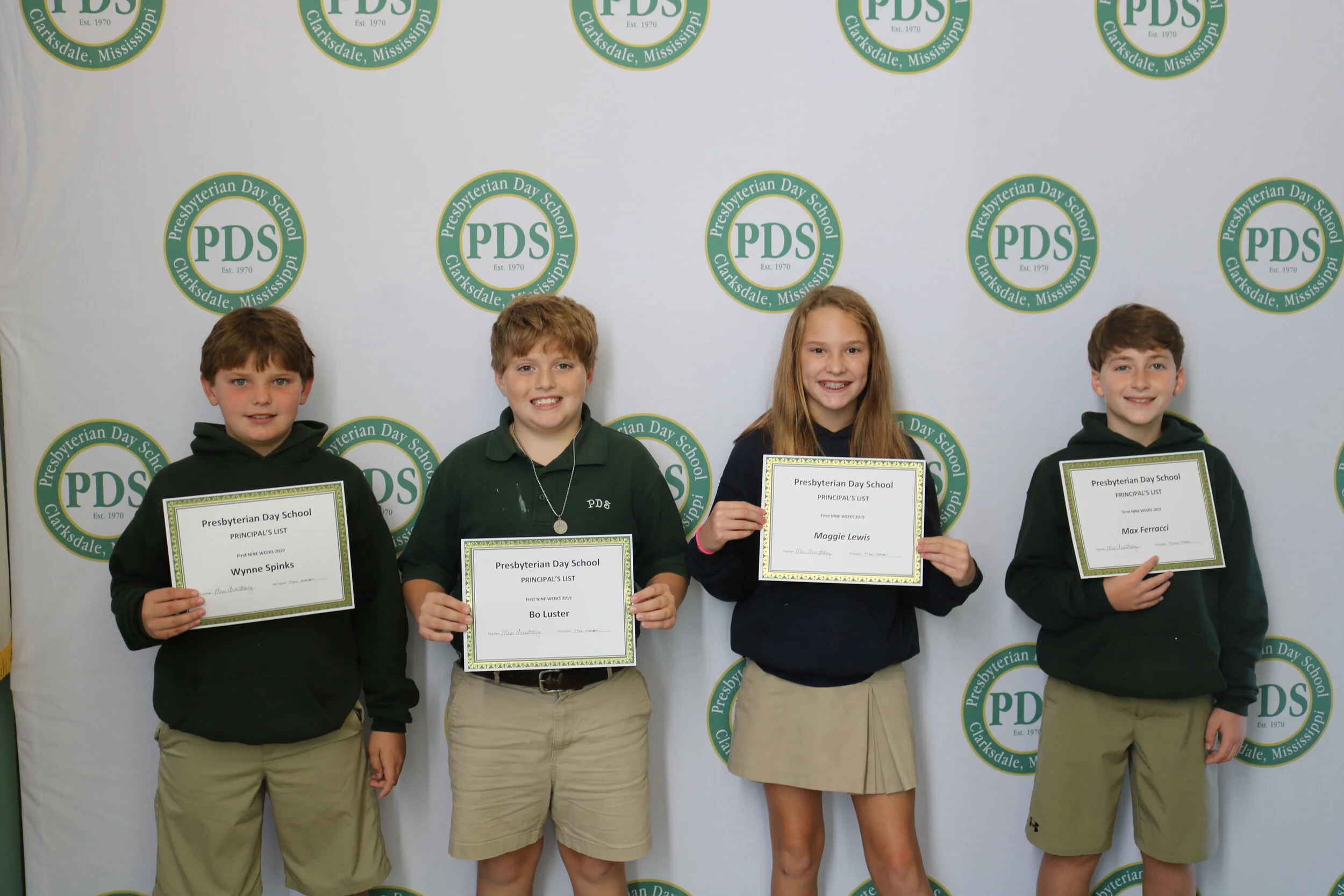 5th grade principal's list