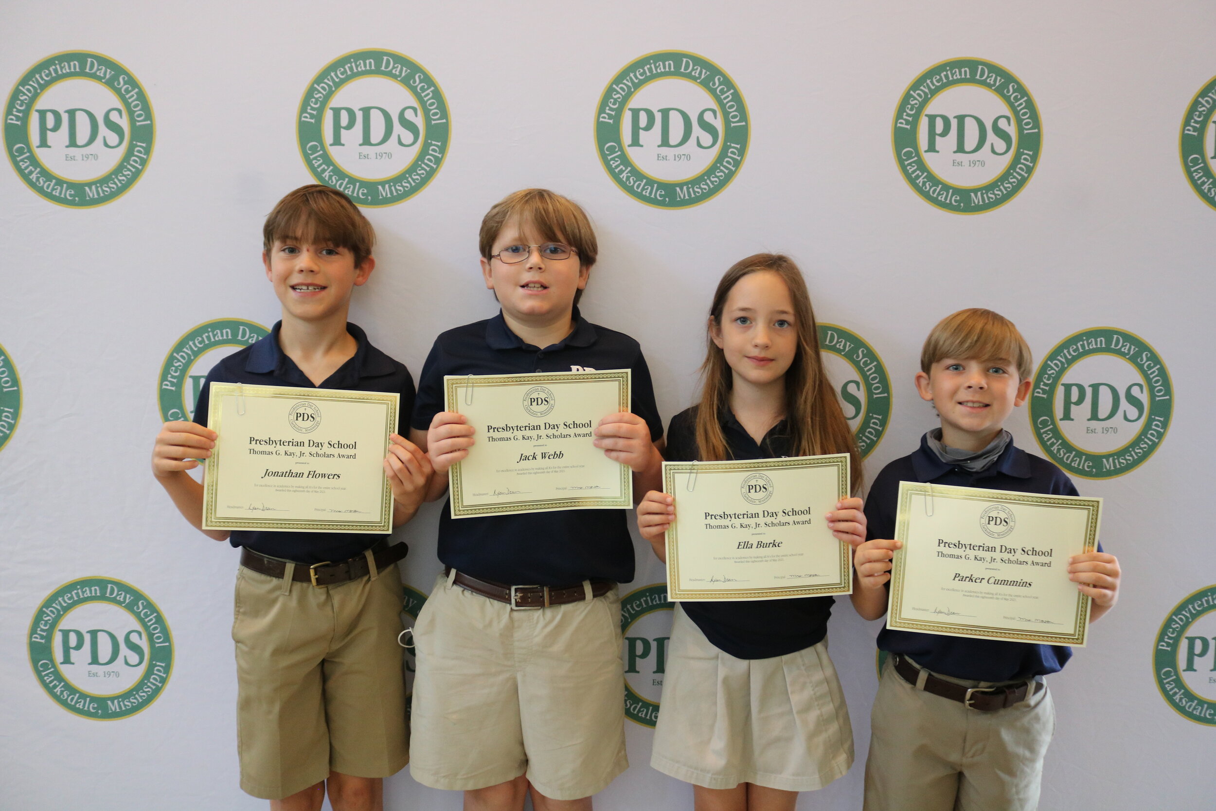 Thomas G. Kay Scholars Award-3rd grade