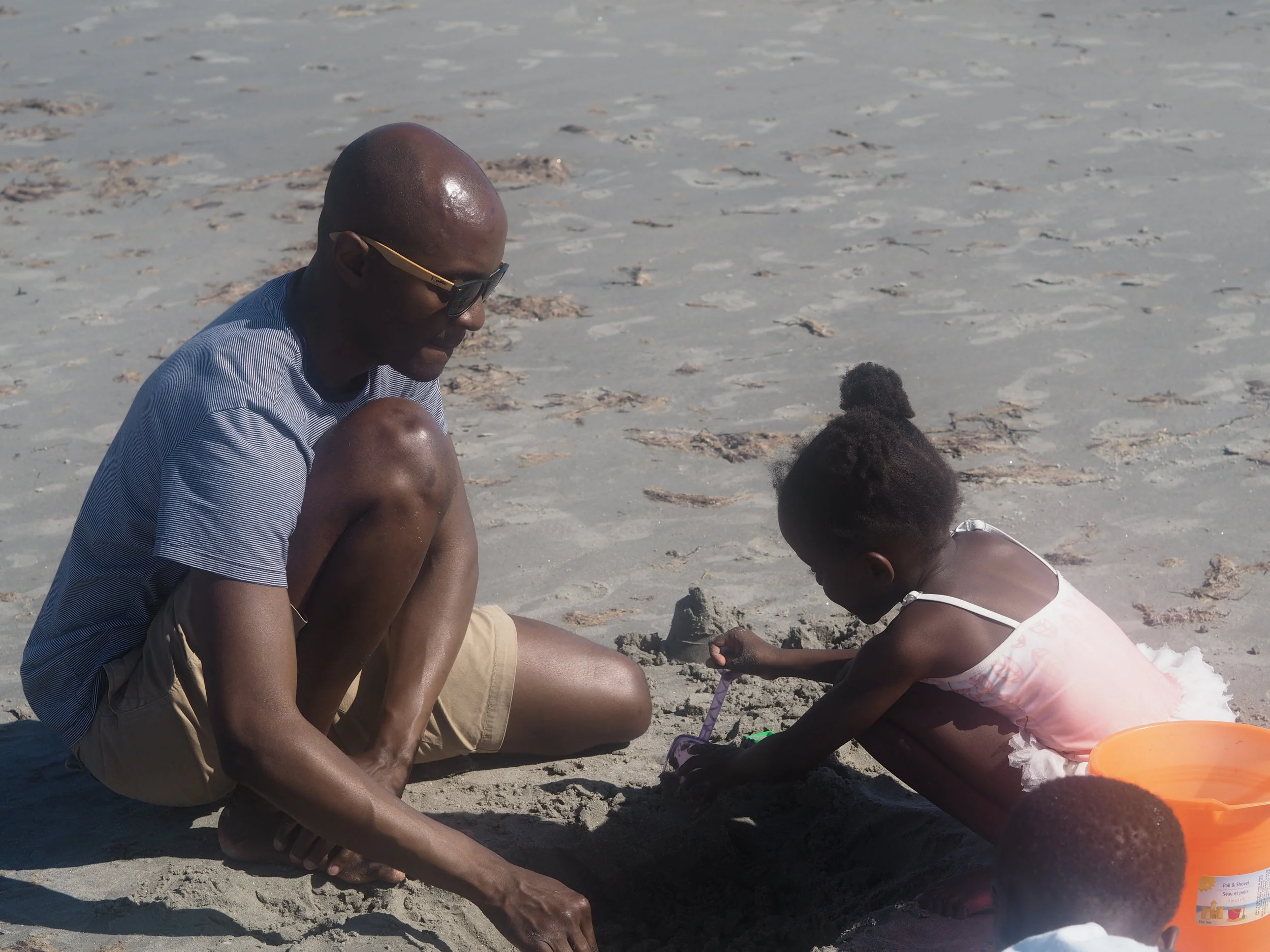 Building a pool with daddy