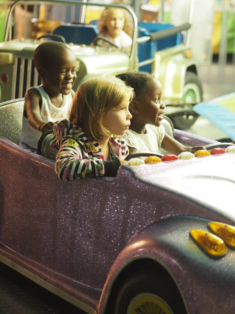 Poor Alicia practically wrestled Judah out of this little car as he wasn't interested in leaving it. An elderly couple stared like she was kidnapping the kid - I made an appearance in time..."nothing to see here folks!".