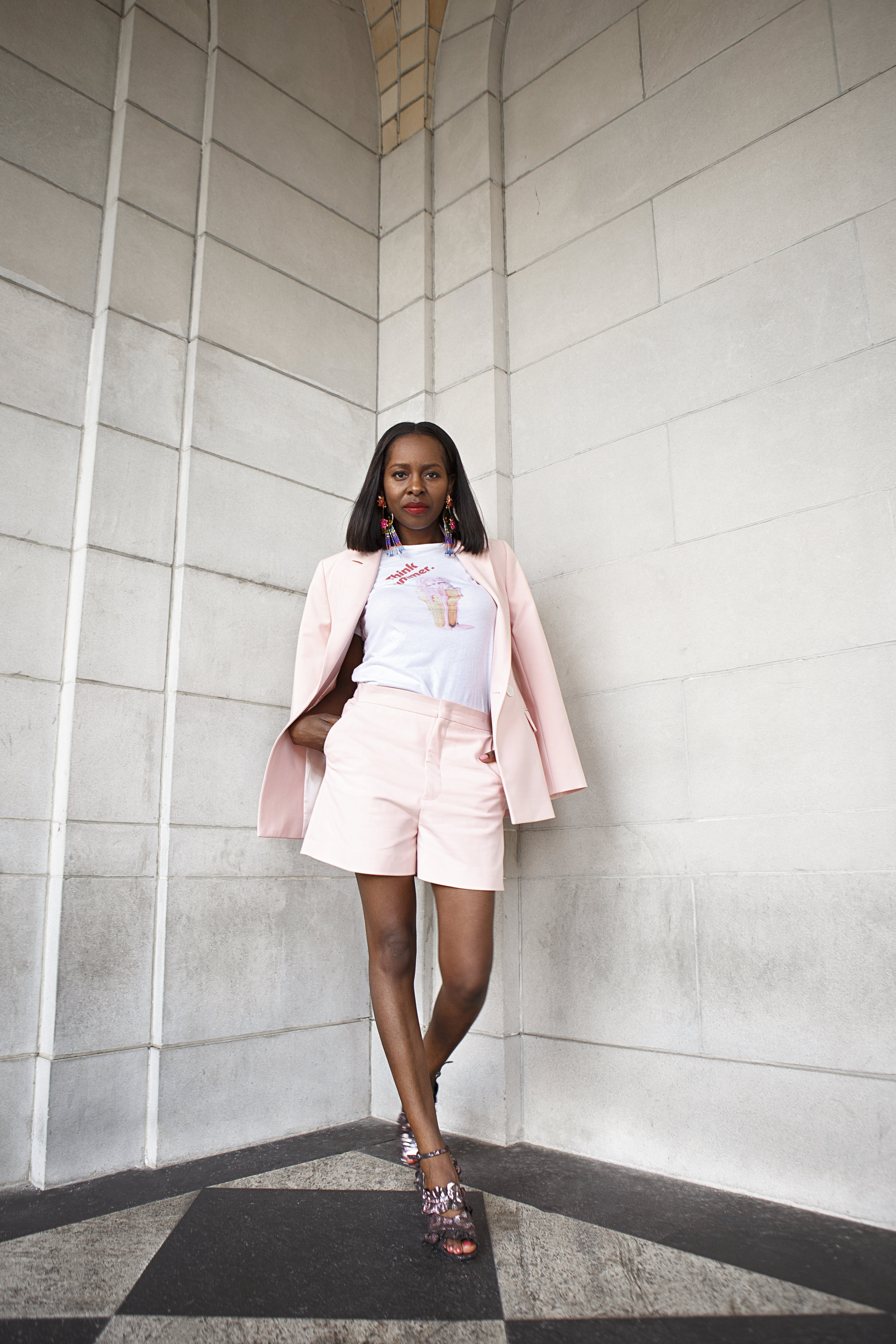 A Pink Short Suit for Summer — TANAKA SOTINWA