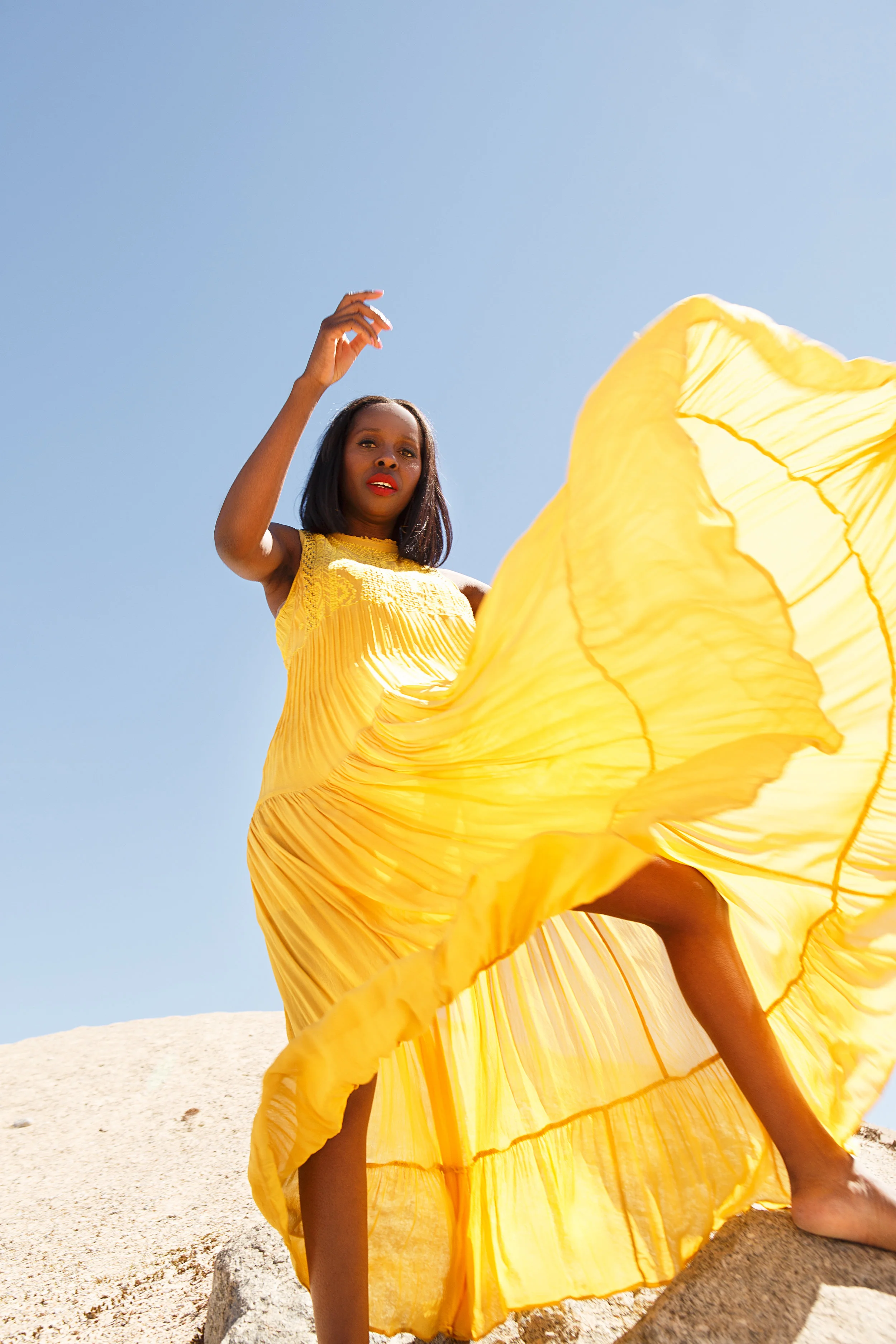 Yellow Maxi Dress! — TANAKA SOTINWA
