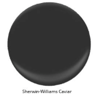 Image via: Arlyne Hernandez Sherwin-Williams: Caviar
