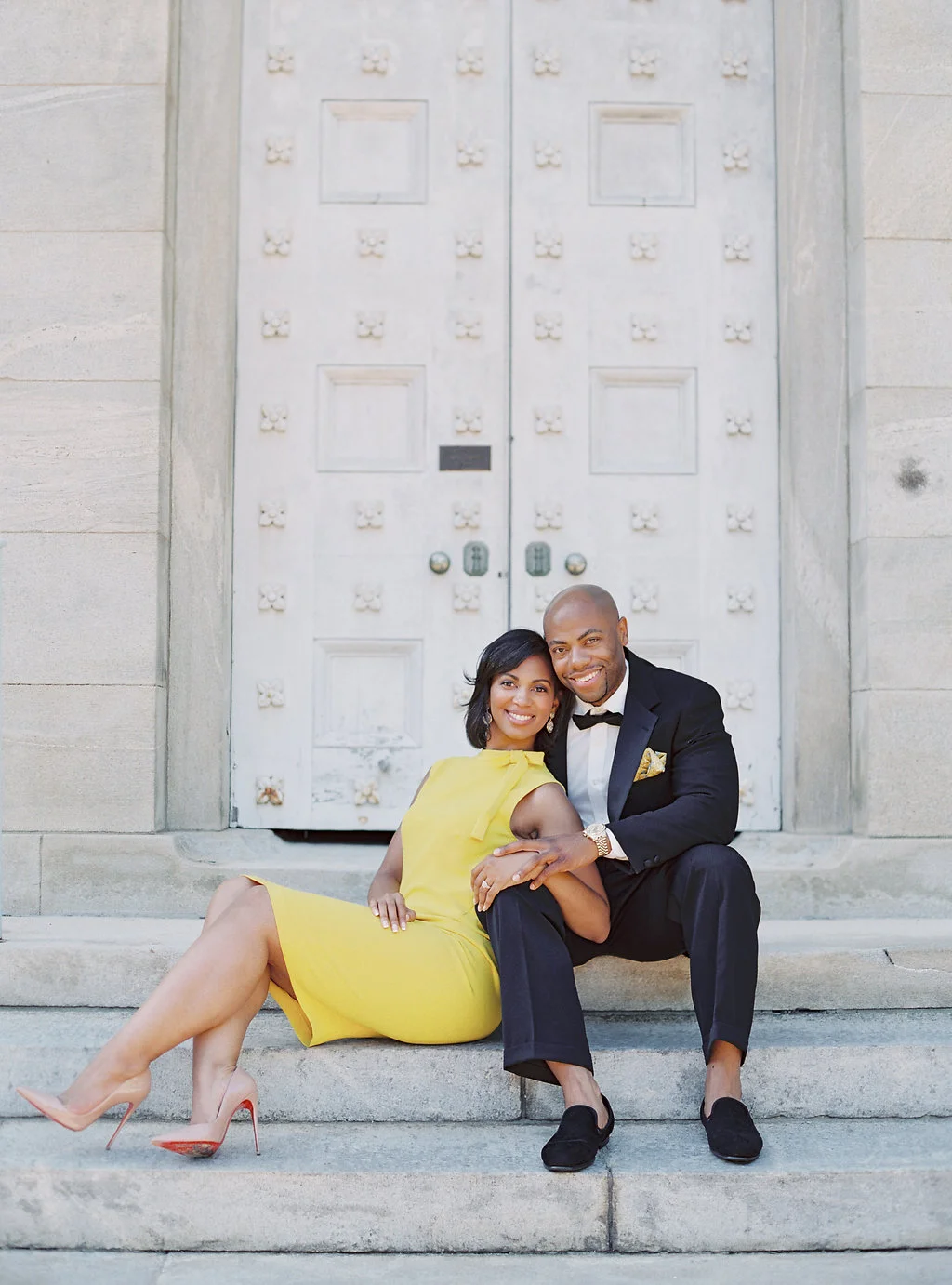 Courtney and Roland in Raleigh | Photography by Heather Beerman