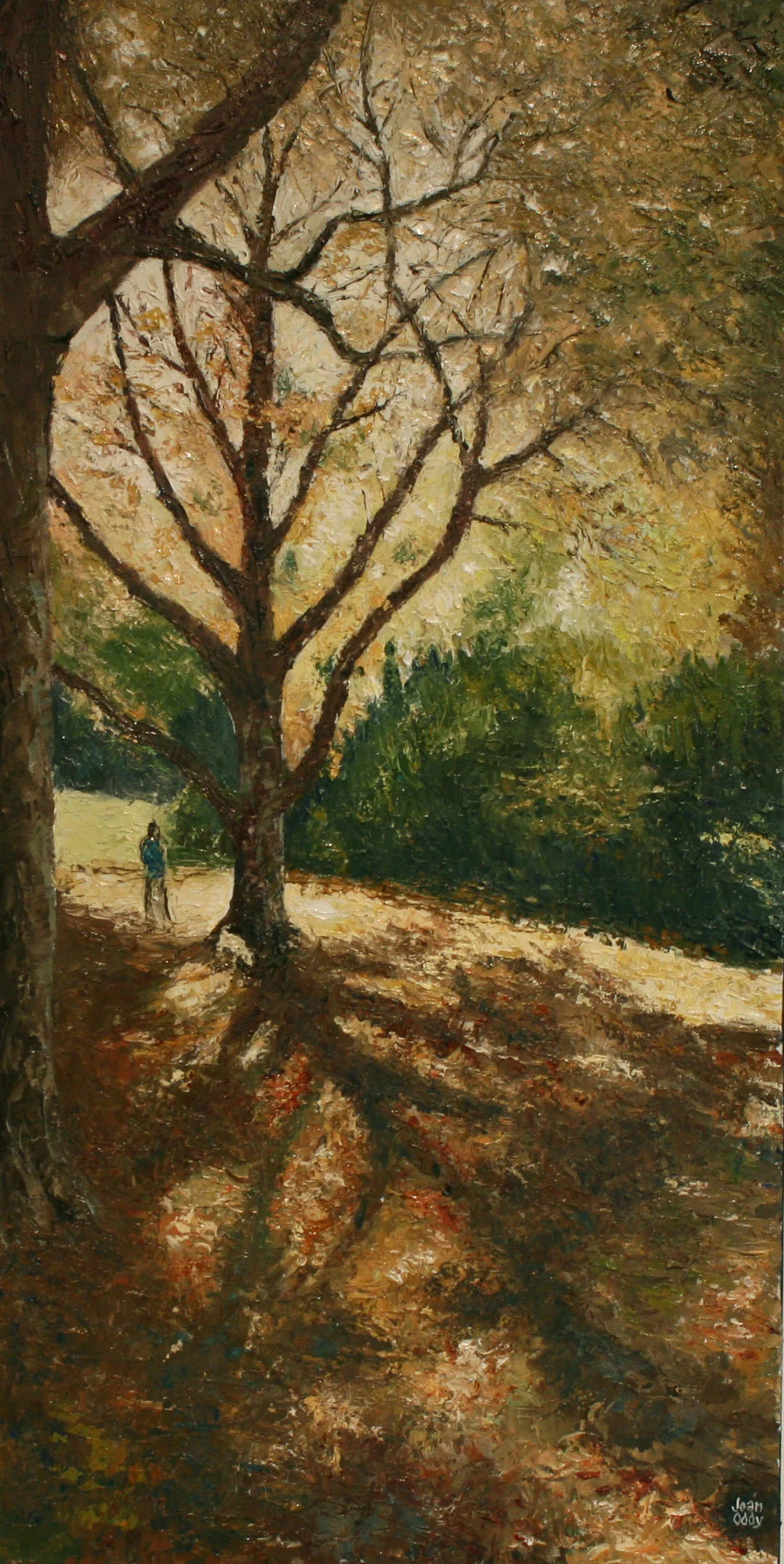 "Autumn Idyll" Oil on canvas Joan Oddy