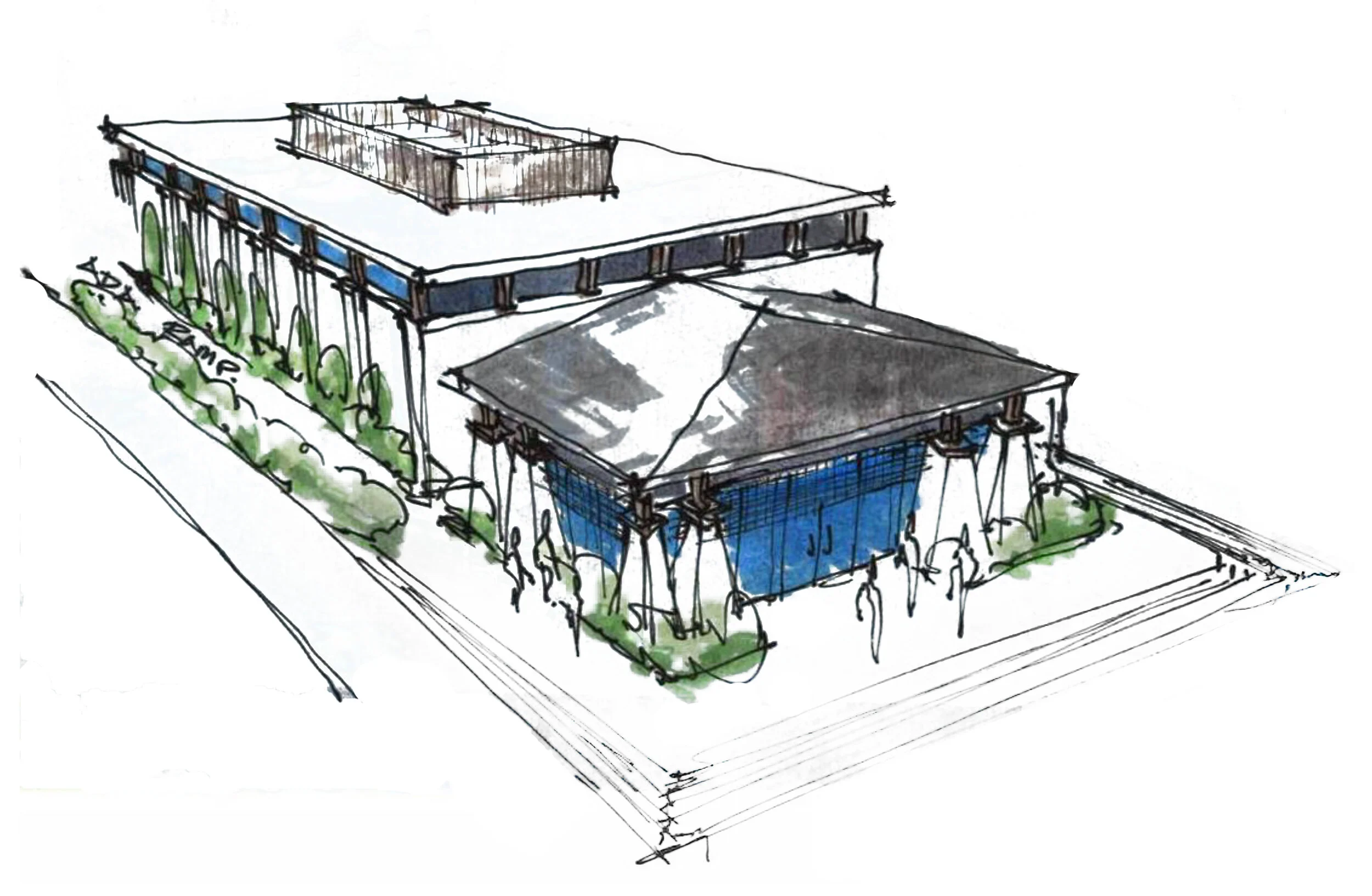 Exterior view of the JA Discovery Center of Greater Dalton
