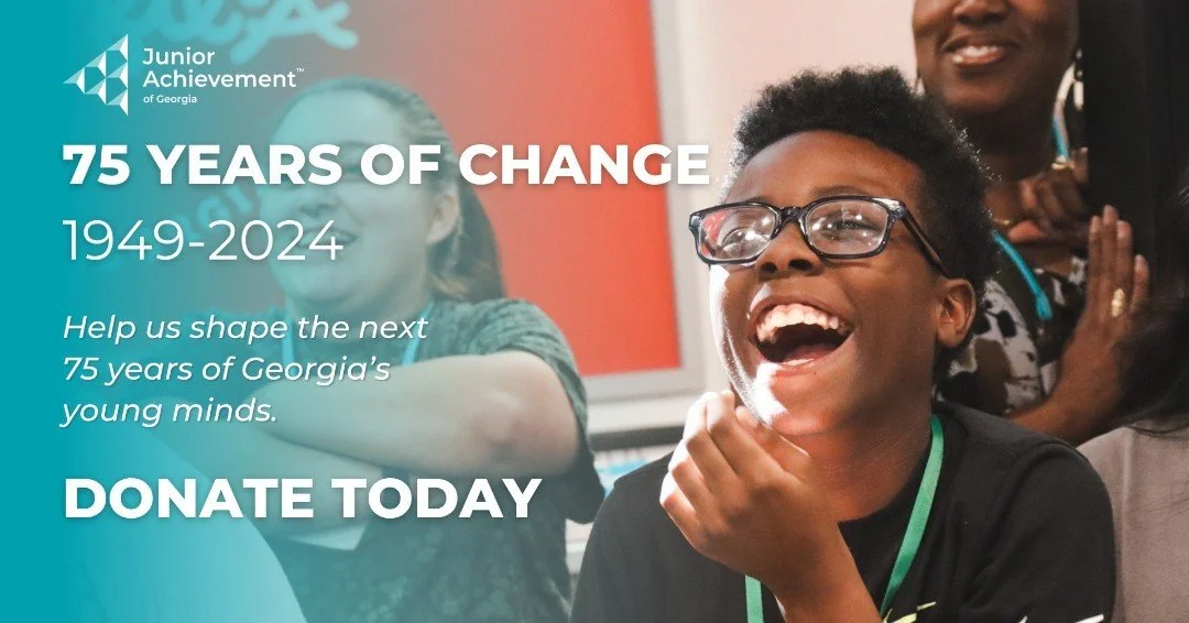 Today&rsquo;s the day! 🎉 Join us in celebrating 75 years of impact by helping us reach our goal of $19,490. Every dollar you give brings hands-on learning and financial literacy to students across Georgia. Will you be part of the change? Donate now 