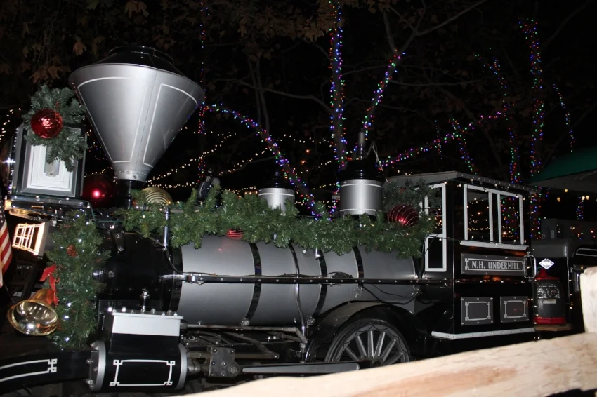 Christmas Train to See Santa Claus Irvine Park Railroad
