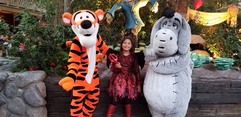 Meet and greet with some not so scary friends in Critter Country Costume: Devil Dress Courtesy of Chasing Fireflies