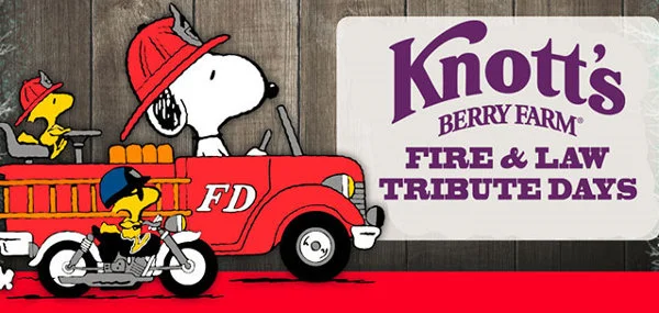 Free Admission Fire and Law Tribute Days at Knott's Berry Farm