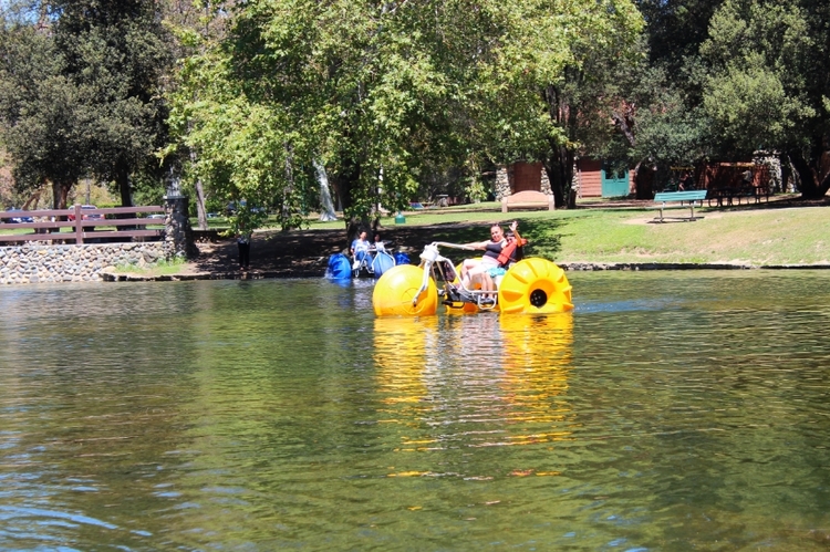 Paddle Boat Rentals at Irvine Park