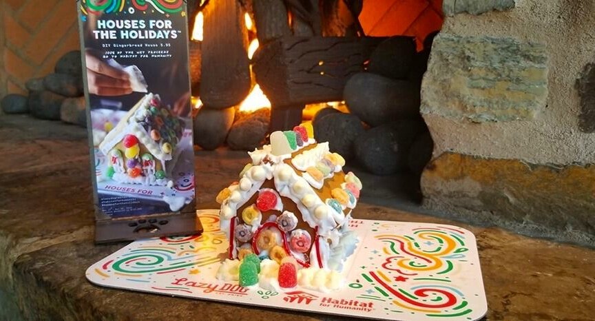 dog gingerbread house
