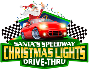 Santa’s Speedway Christmas Lights Drive-Thru at Irwindale Speedway