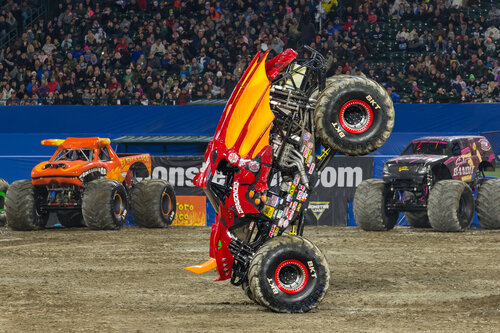 Monster Jam live event returns to Anaheim in Angels Stadium after