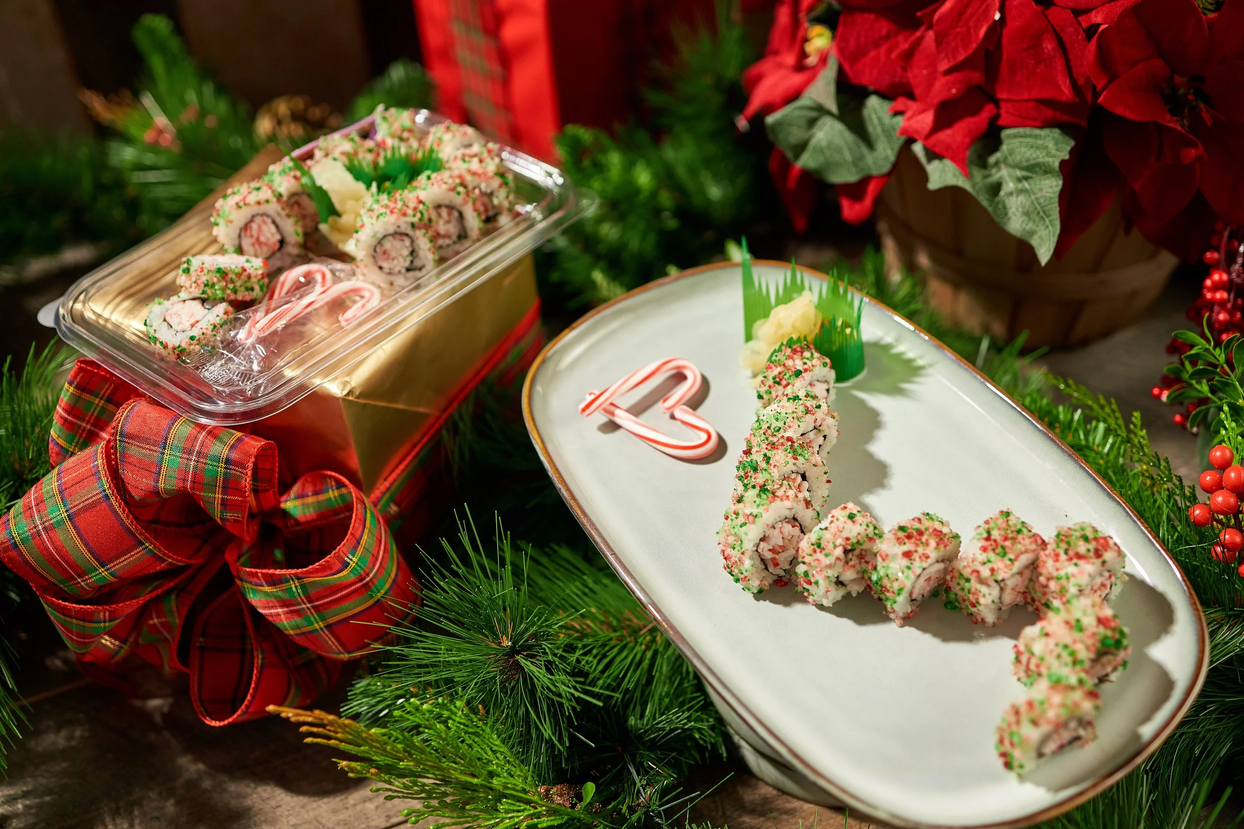 Merry Christmas Sushi Roll