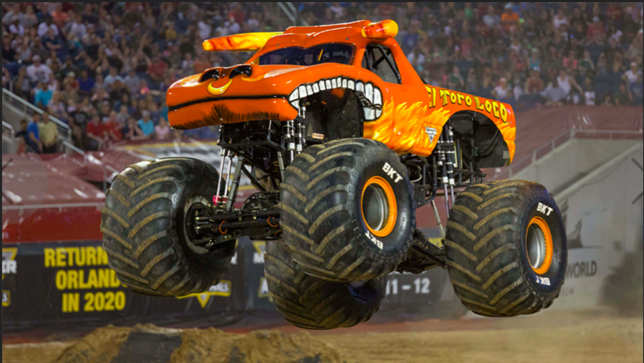 Monster Jam live event returns to Anaheim in Angels Stadium after