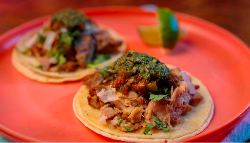Carnitas Tacos w/ Chimichurri 