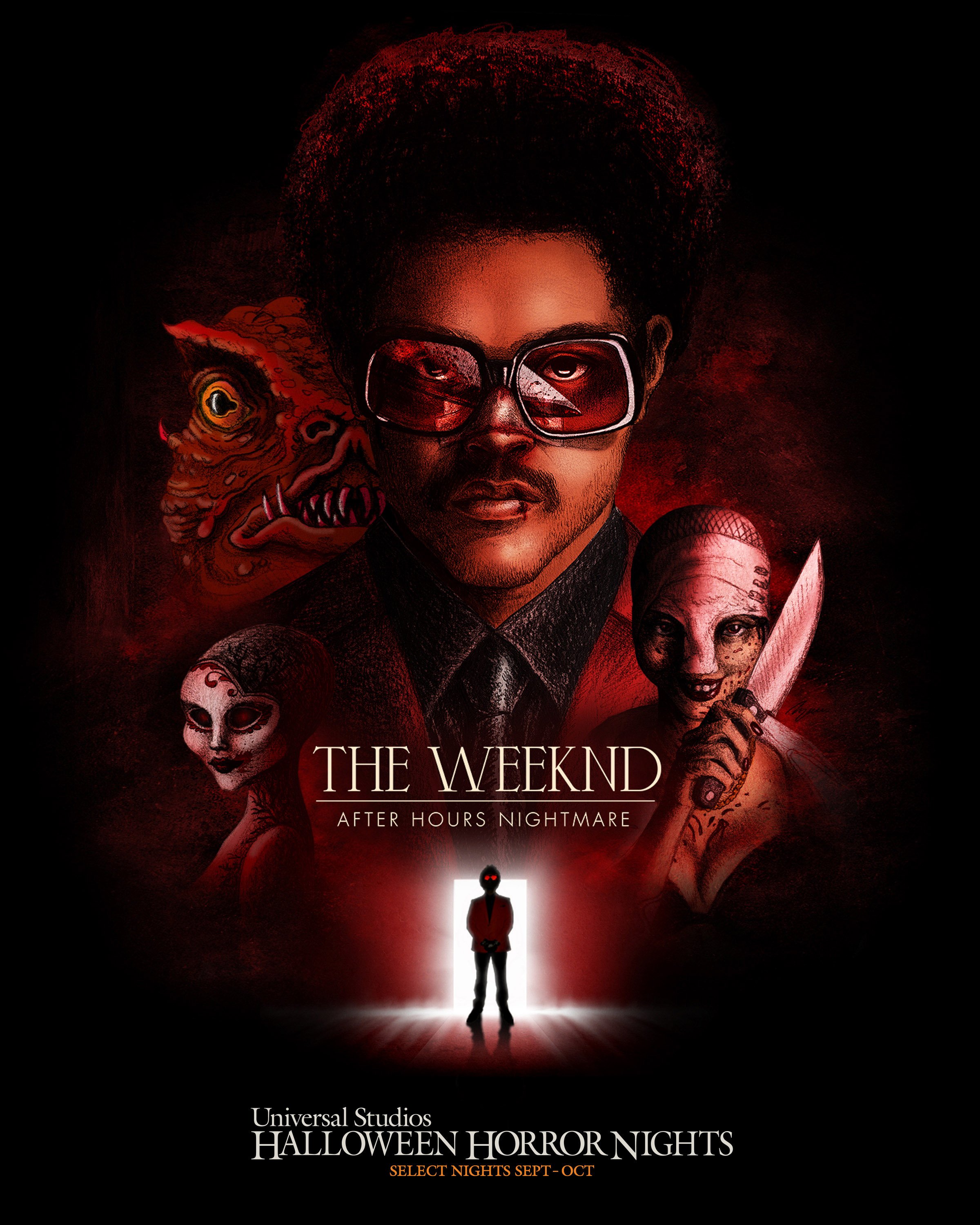 The Weeknd: After Hours Nightmare at Halloween Horror Nights — Cleverly  Catheryn