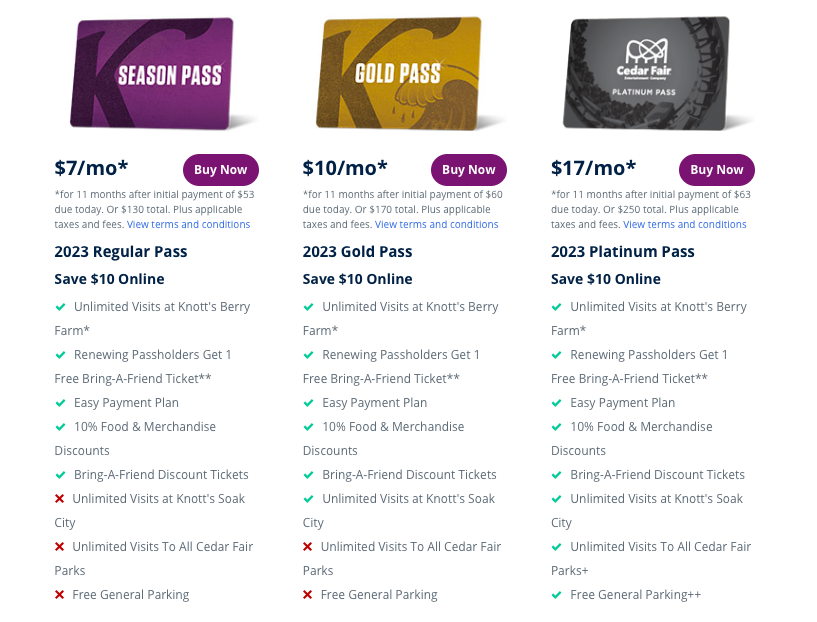 2023 Knott's Berry Farm Season Passes are on Sale Now — Cleverly Catheryn