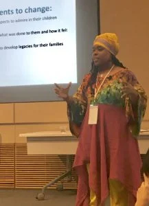 Asadah Kirkland at the Changing the Paradigm conference in Los Angeles on March 16, 2017. Photo: Jeremy Loudenback.